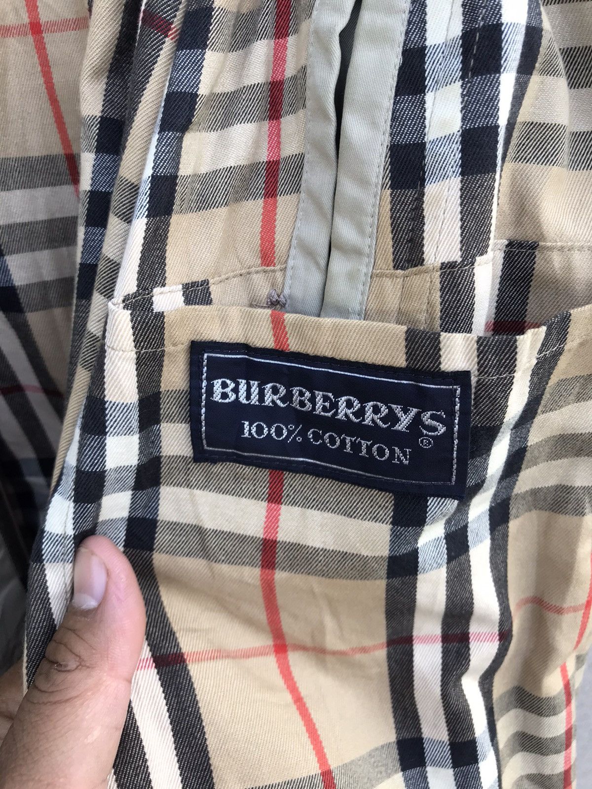 Burberry × Burberry Prorsum × Vintage VINTAGE BURBERRY NOVA CHECK TRENCH COAT JACKET Size US M / EU 48-50 / 2 - 11 Thumbnail