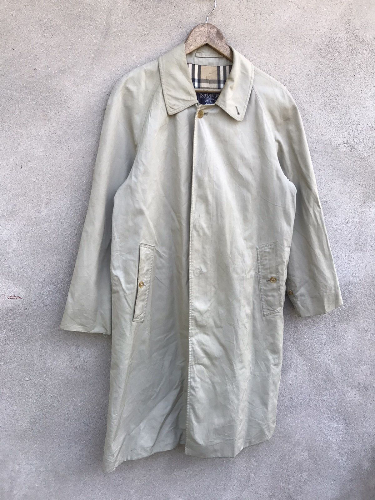 Burberry × Burberry Prorsum × Vintage VINTAGE BURBERRY NOVA CHECK TRENCH COAT JACKET Size US M / EU 48-50 / 2 - 3 Thumbnail