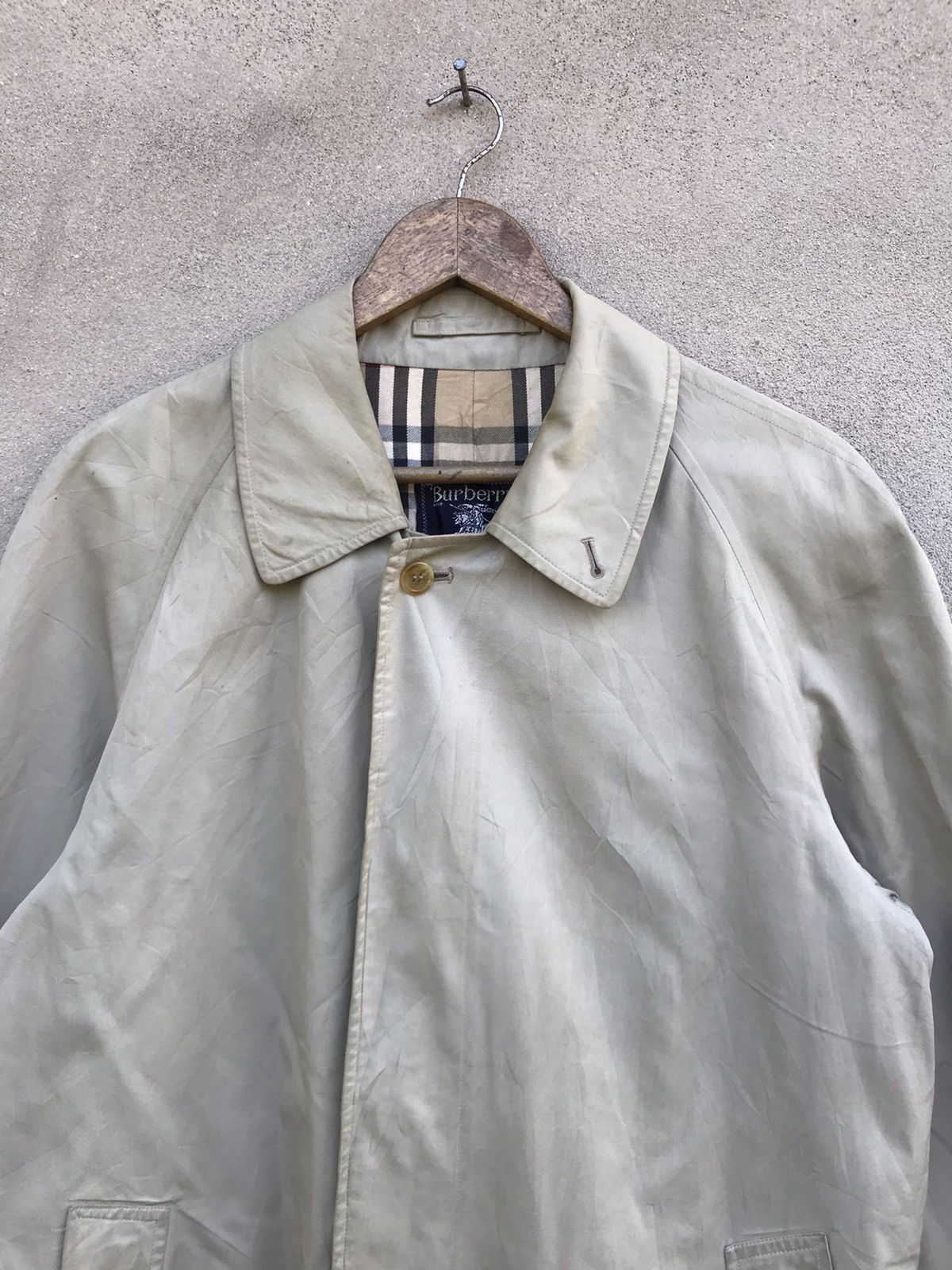 Burberry × Burberry Prorsum × Vintage VINTAGE BURBERRY NOVA CHECK TRENCH COAT JACKET Size US M / EU 48-50 / 2 - 9 Thumbnail