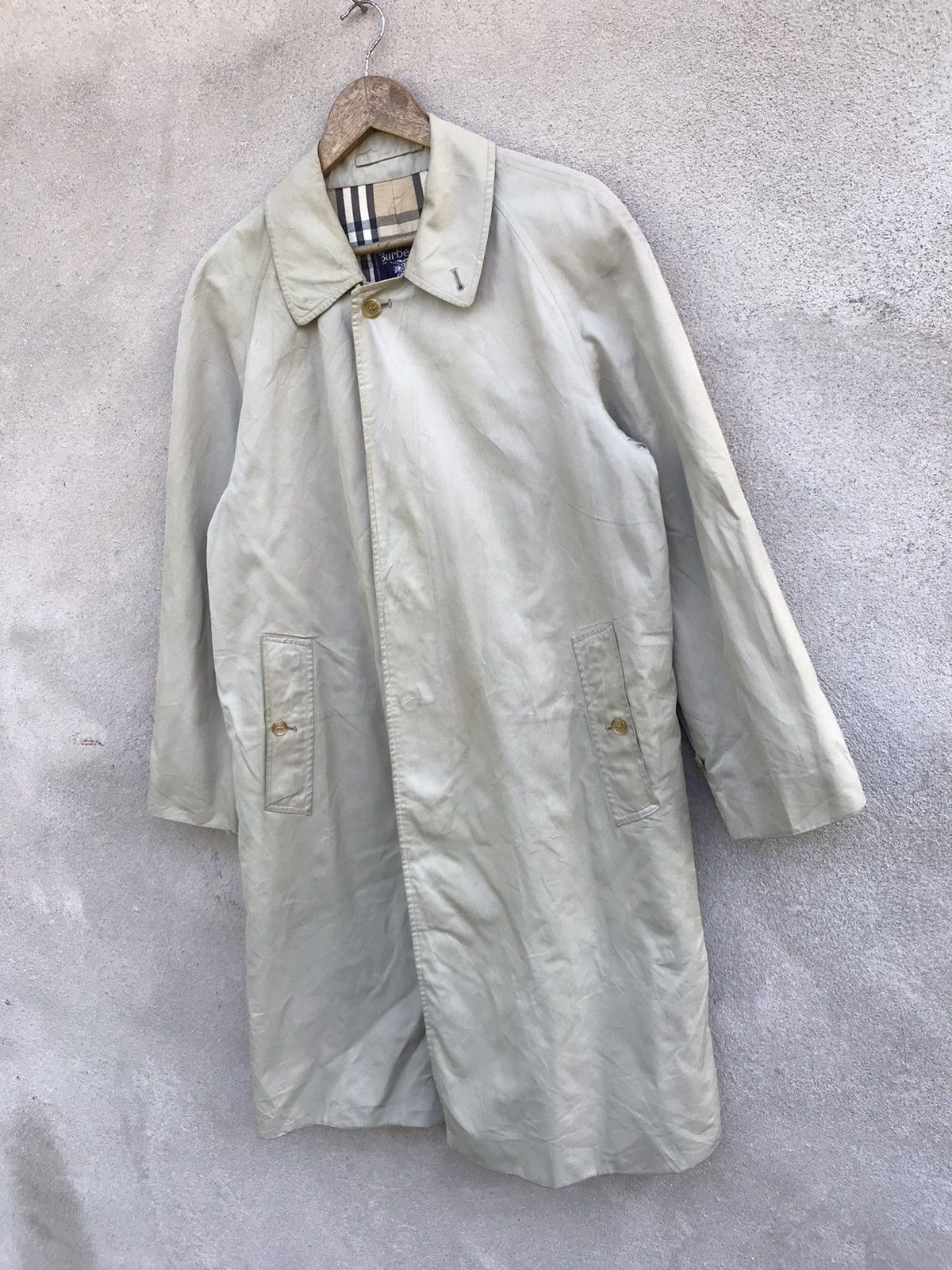 Burberry × Burberry Prorsum × Vintage VINTAGE BURBERRY NOVA CHECK TRENCH COAT JACKET Size US M / EU 48-50 / 2 - 4 Thumbnail