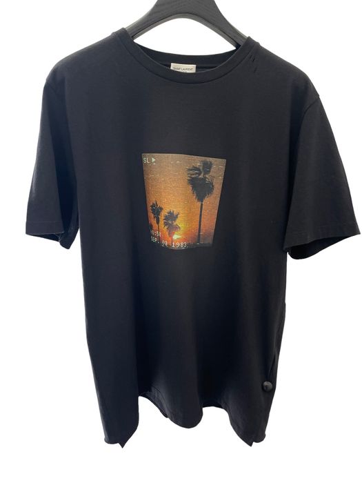 Saint Laurent Paris Saint Laurent VHS Sunset T-shirt | Grailed