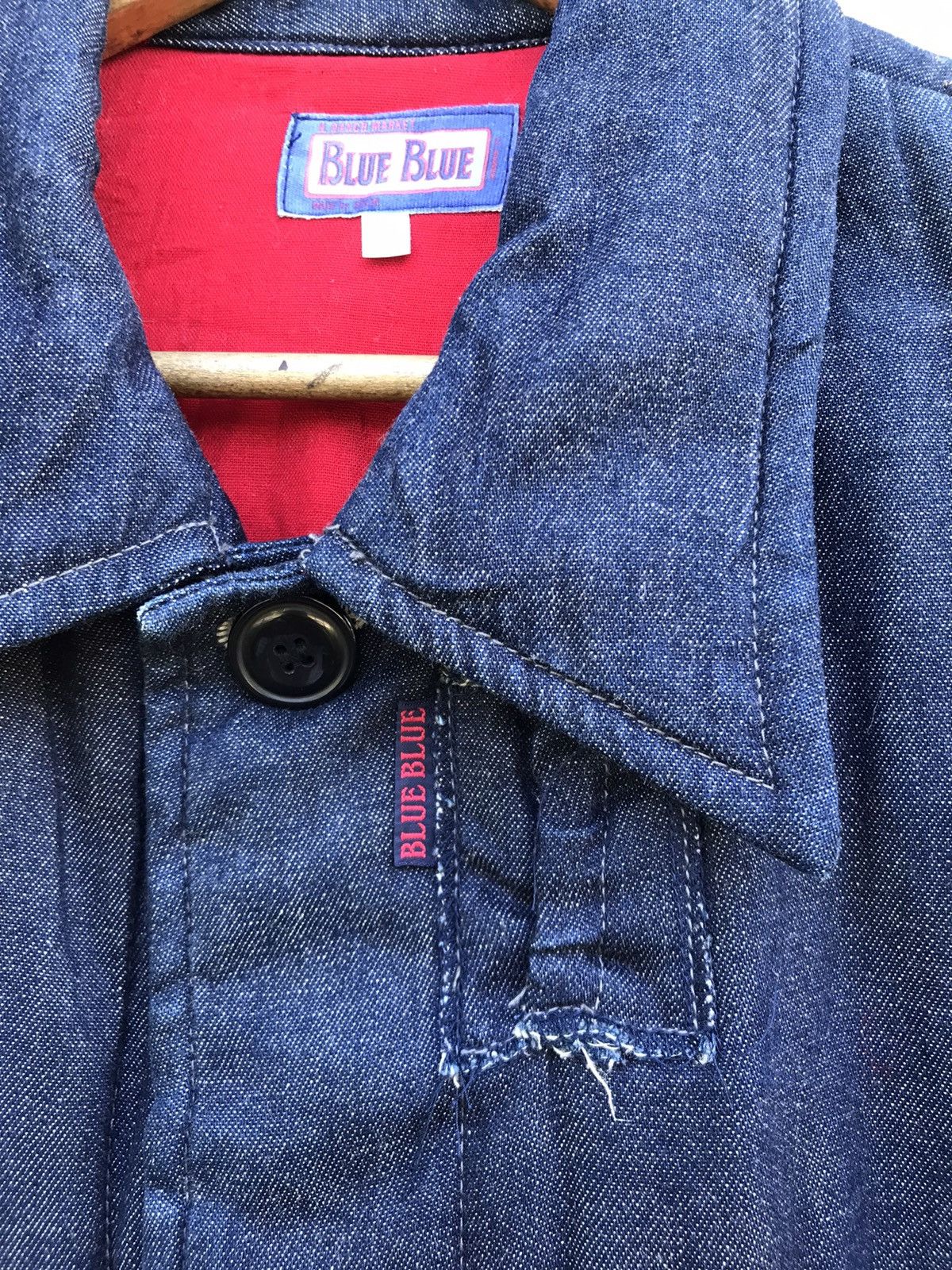 Blue Blue Japan RARE BLUE BLUE INDIGO JAPANESE BRAND LONG JACKET Size US M / EU 48-50 / 2 - 8 Thumbnail