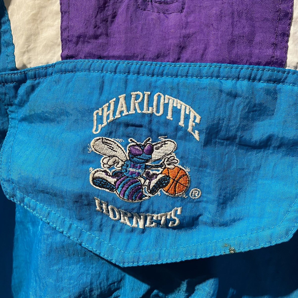 NBA VINTAGE VERY RARE‼️Charlotte Hornets NBA Starter Embroidery Size US L / EU 52-54 / 3 - 8 Thumbnail