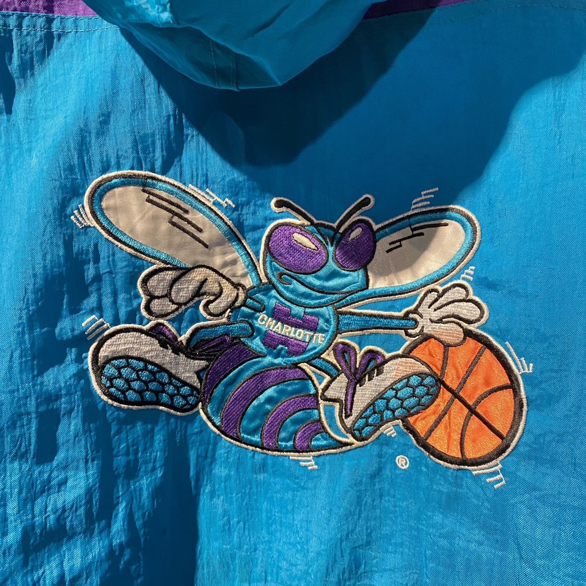 NBA VINTAGE VERY RARE‼️Charlotte Hornets NBA Starter Embroidery Size US L / EU 52-54 / 3 - 17 Thumbnail