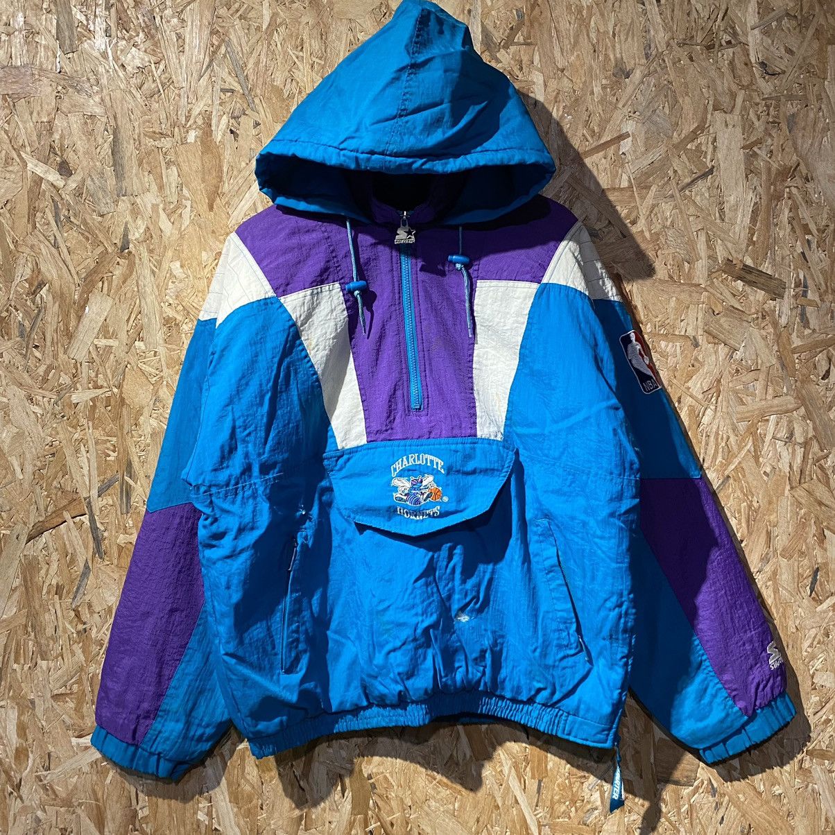 NBA VINTAGE VERY RARE‼️Charlotte Hornets NBA Starter Embroidery Size US L / EU 52-54 / 3 - 2 Thumbnail