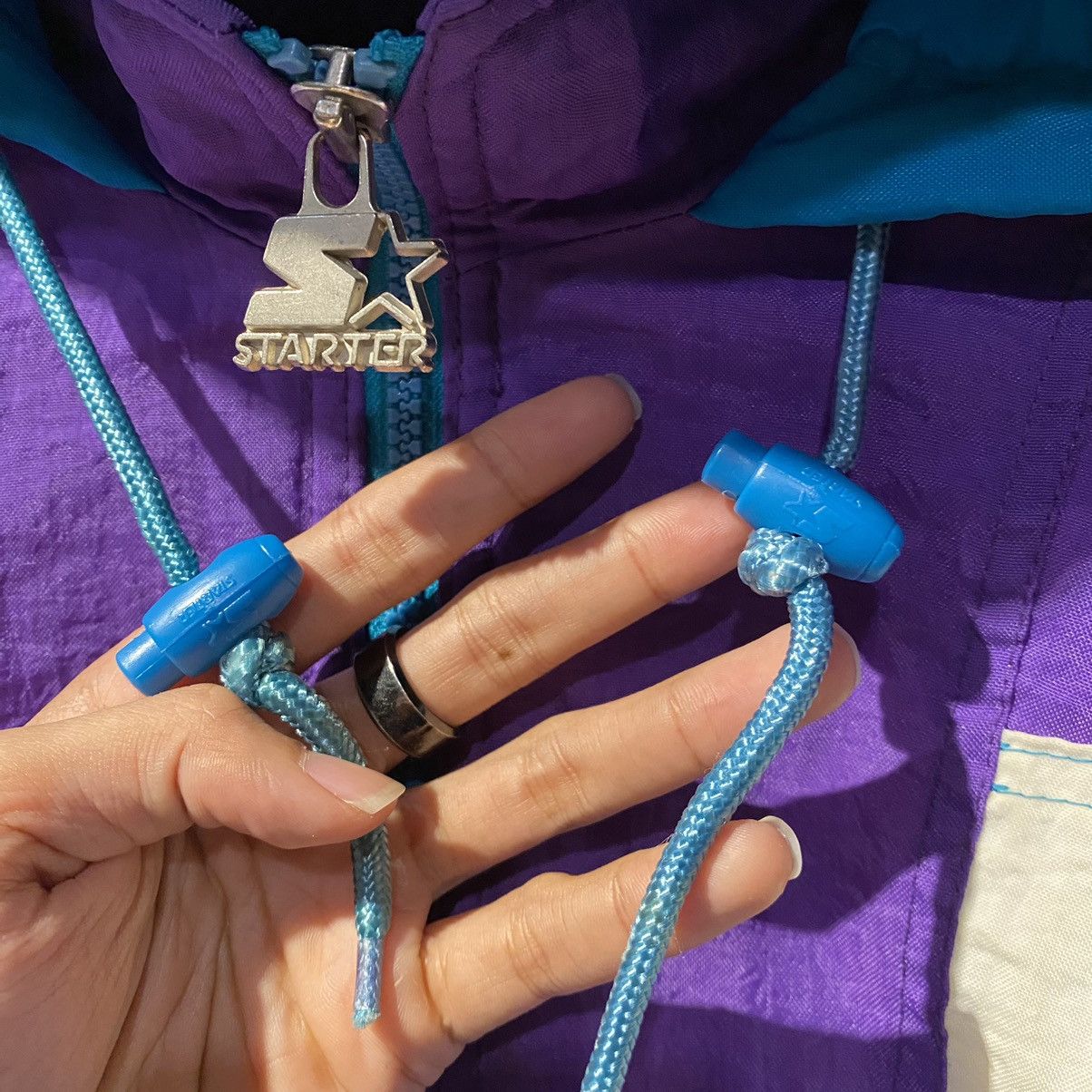 NBA VINTAGE VERY RARE‼️Charlotte Hornets NBA Starter Embroidery Size US L / EU 52-54 / 3 - 10 Thumbnail