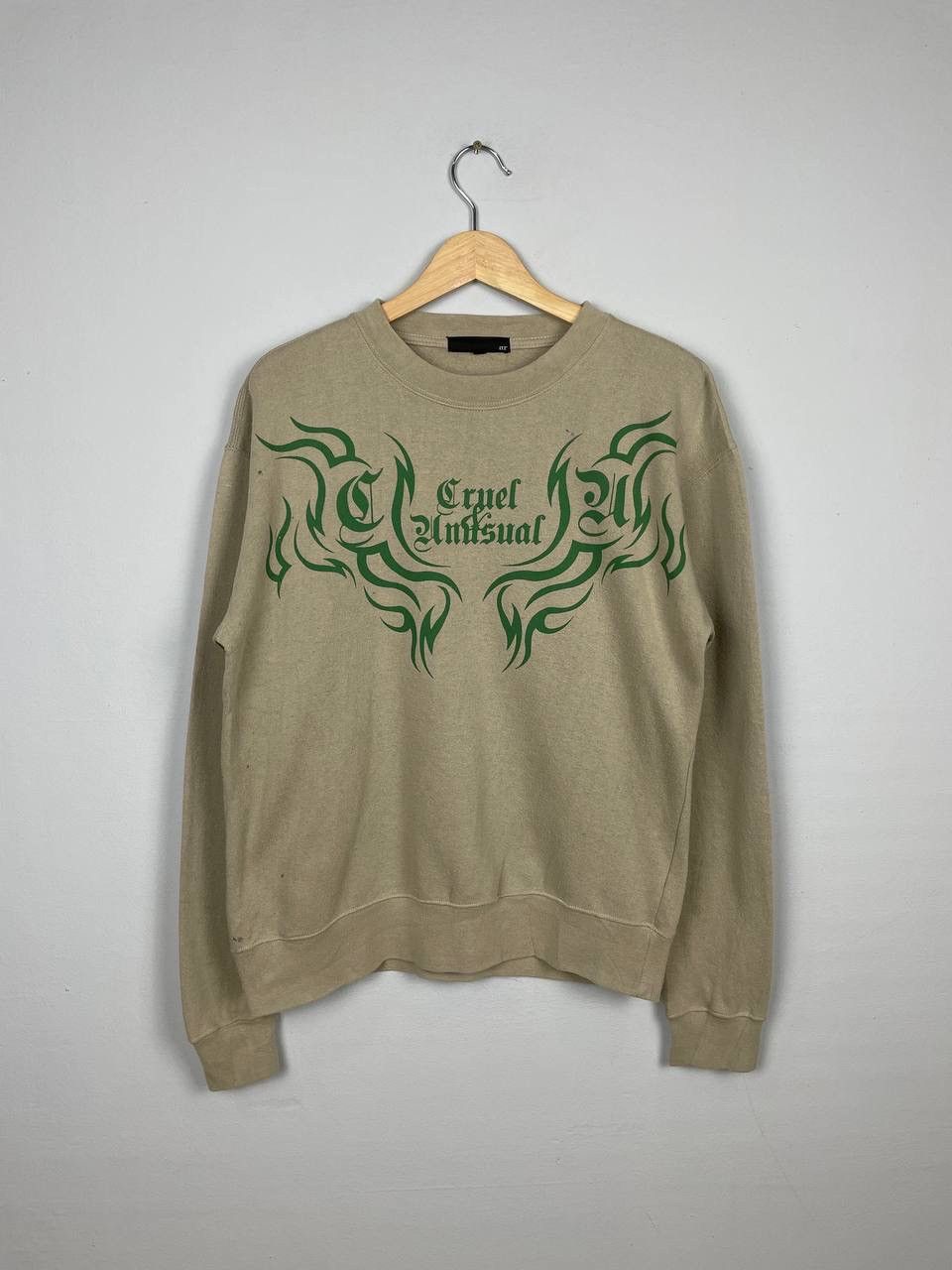 Japanese Brand × Other Vintage Cruel & Unusual Japanese Brand Sweatshirt Size US L / EU 52-54 / 3 - 1 Thumbnail