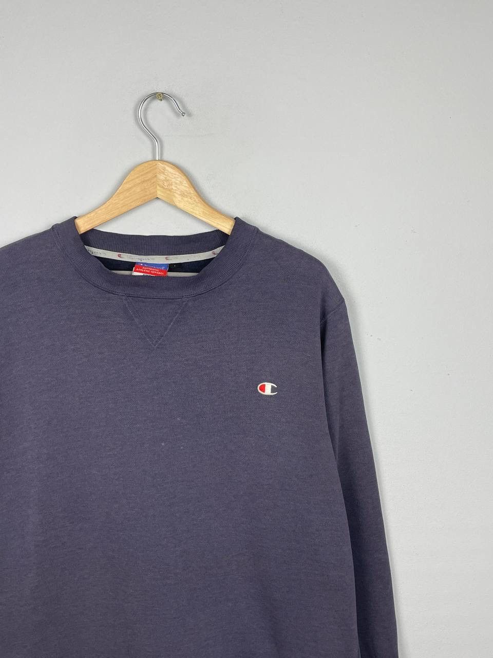 Champion × Vintage Vintage 90s Champion Pull Over Sweatshirt Size US L / EU 52-54 / 3 - 2 Thumbnail