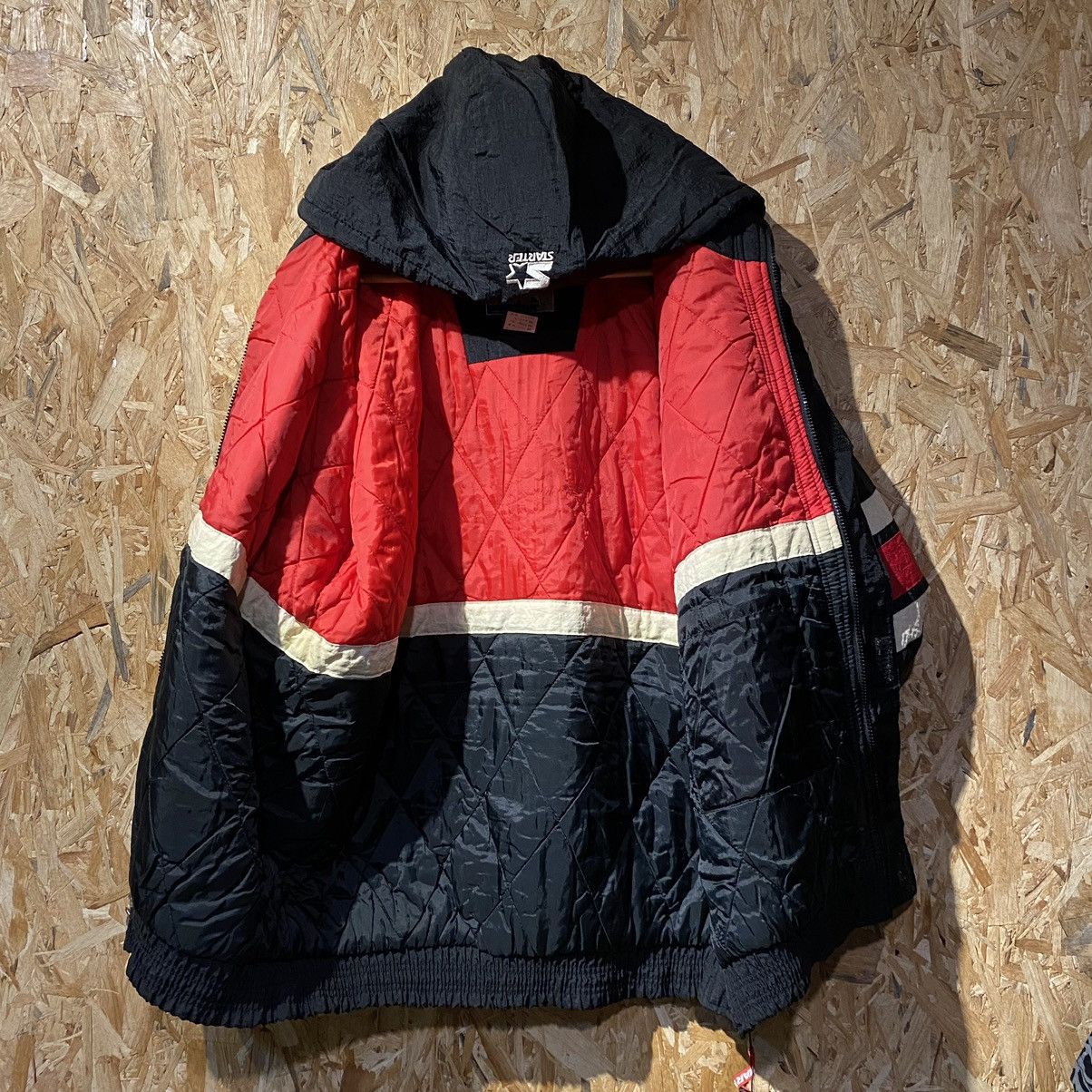 NBA VINTAGE VERY RARE‼️Chicago Bull NBA Starter Embroided Jacket Size US L / EU 52-54 / 3 - 3 Thumbnail
