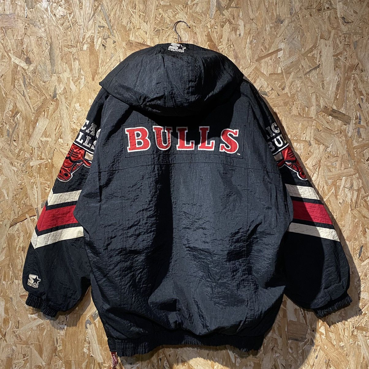 NBA VINTAGE VERY RARE‼️Chicago Bull NBA Starter Embroided Jacket Size US L / EU 52-54 / 3 - 1 Thumbnail
