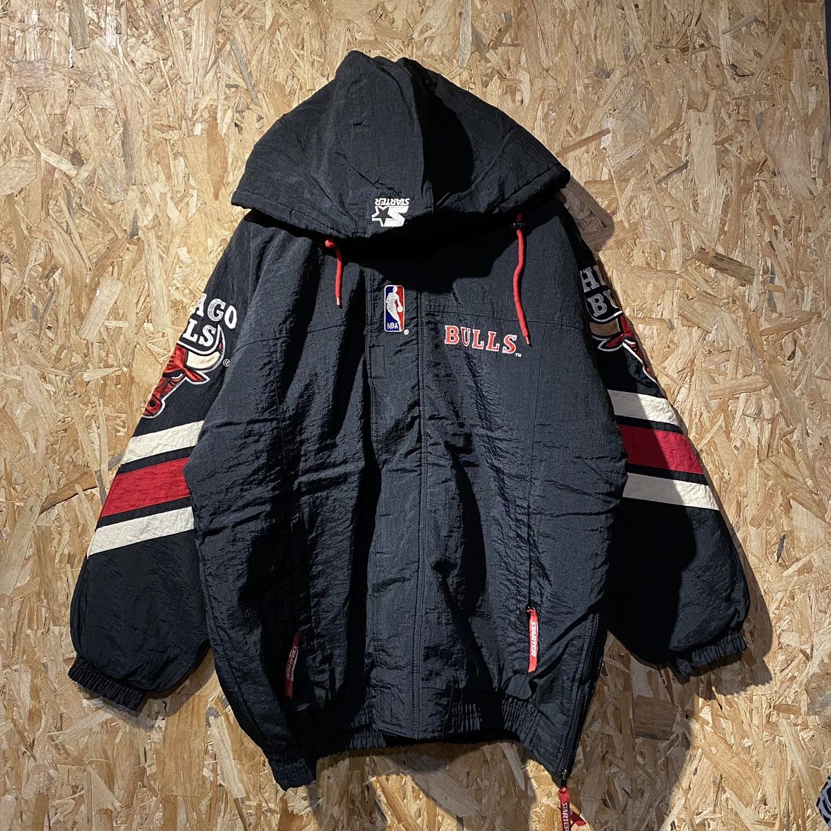 NBA VINTAGE VERY RARE‼️Chicago Bull NBA Starter Embroided Jacket Size US L / EU 52-54 / 3 - 2 Thumbnail
