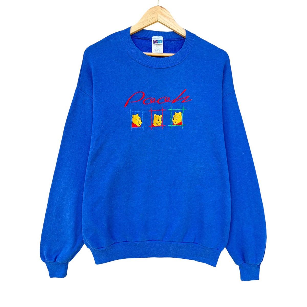 Vintage 90s Pooh Crewneck Pooh Sweatshirt Large
