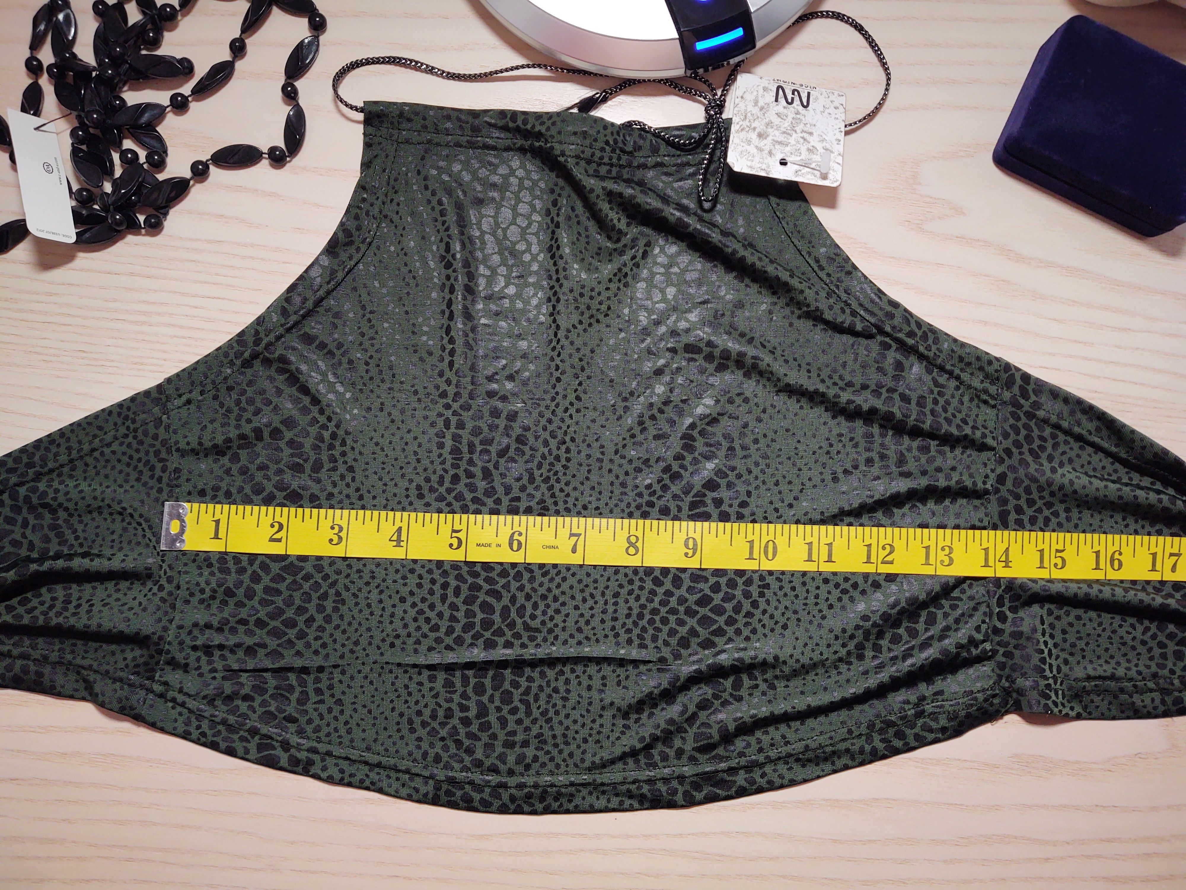 Other Forest Green Halter Crop top Lace up sz S Size S / US 4 / IT 40 - 7 Thumbnail