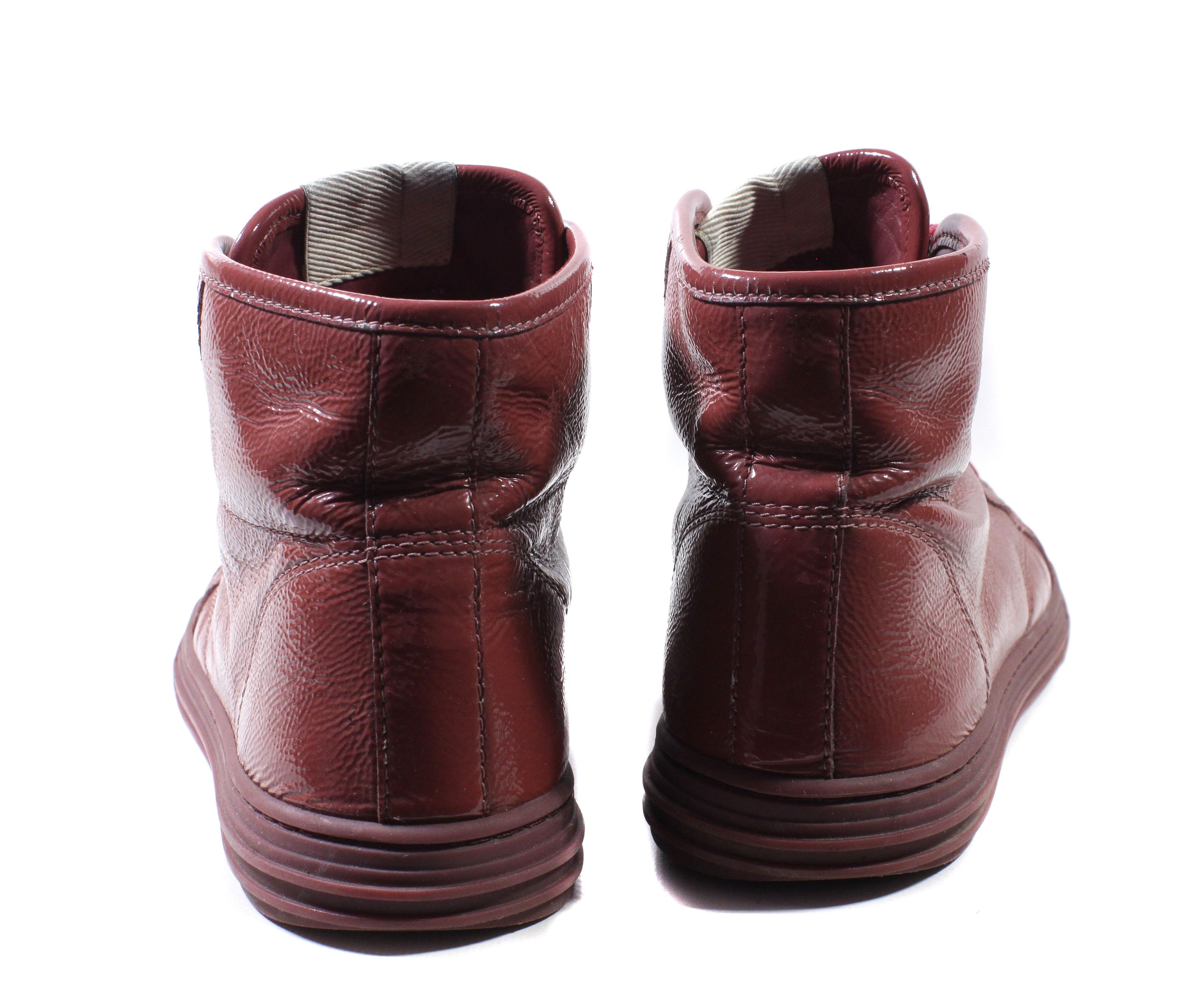 Gucci Patent Leather Hi-Top Sneakers Size US 6 / IT 36 - 3 Thumbnail