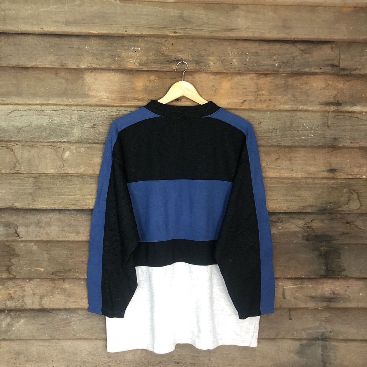 Japanese Brand Big & Wide Limited Blue Sweatshirt #339B Size US L / EU 52-54 / 3 - 13 Thumbnail