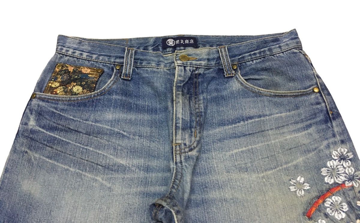 If Six Was Nine × Japanese Brand × Vintage Rare Design Vintage Japanese Brand Sukajan Jeans 1990s Size US 34 / EU 50 - 3 Thumbnail