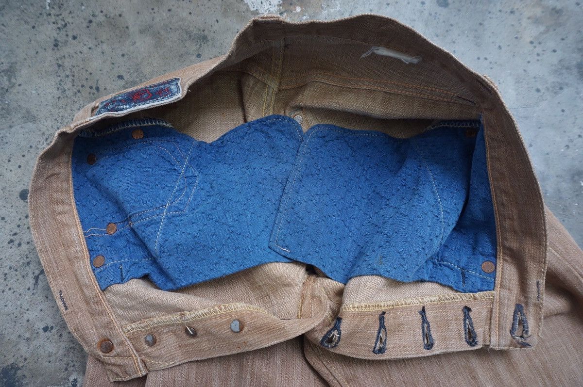 Sugar Cane Vintage Sugar Cane distressed Selvedge Denim Size US 29 - 4 Thumbnail