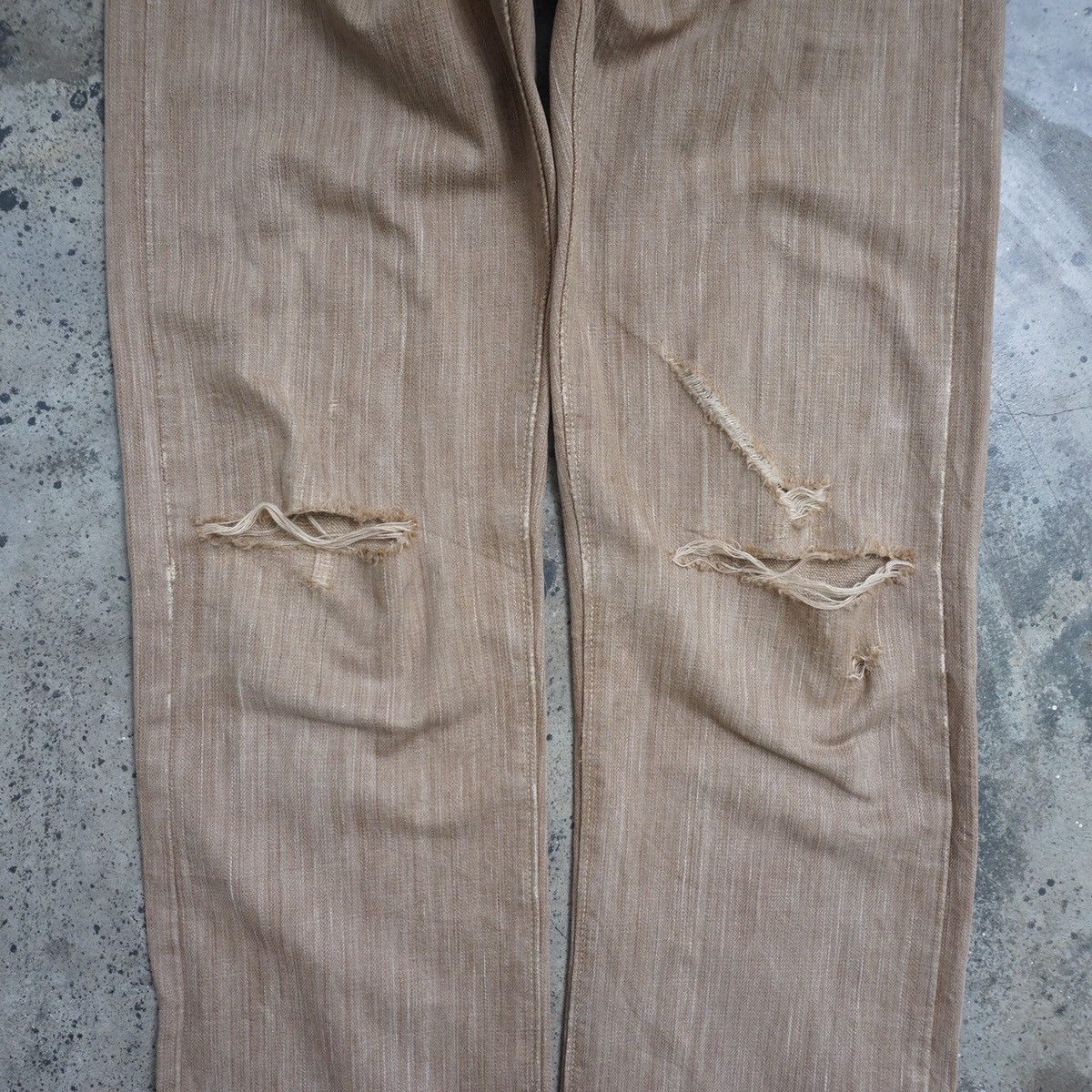 Sugar Cane Vintage Sugar Cane distressed Selvedge Denim Size US 29 - 9 Thumbnail