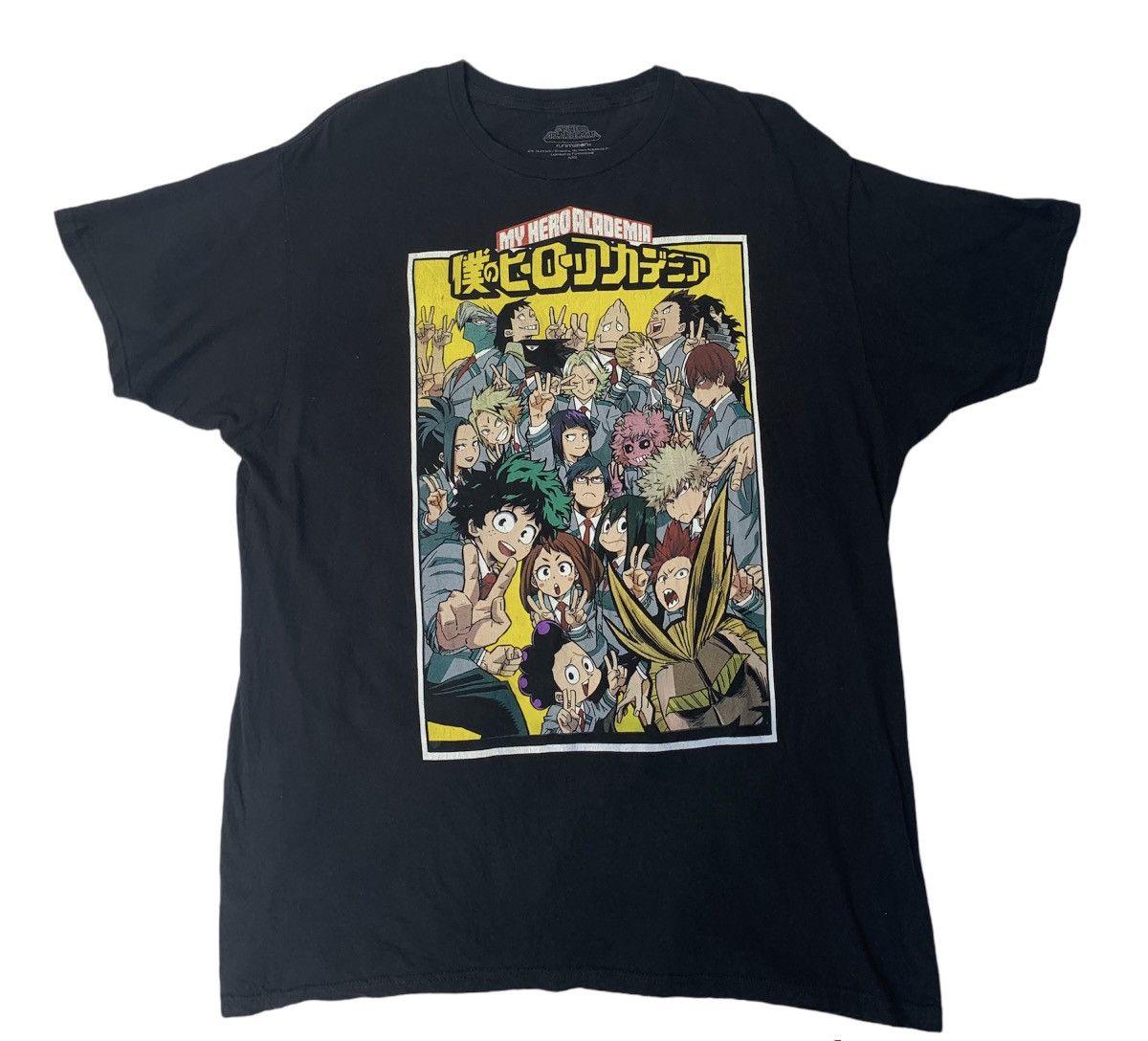 Anime × Cartoon Network × Japanese Brand My Hero Academia Japanese Anime T Shirt Size US XL / EU 56 / 4 - 1 Thumbnail