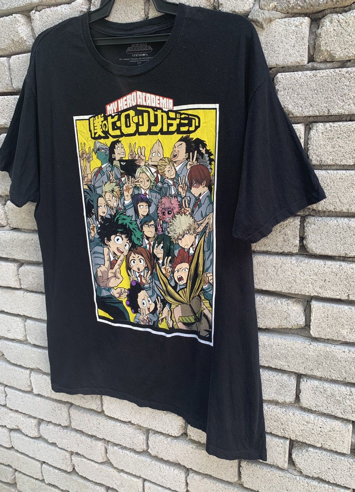 Anime × Cartoon Network × Japanese Brand My Hero Academia Japanese Anime T Shirt Size US XL / EU 56 / 4 - 4 Thumbnail