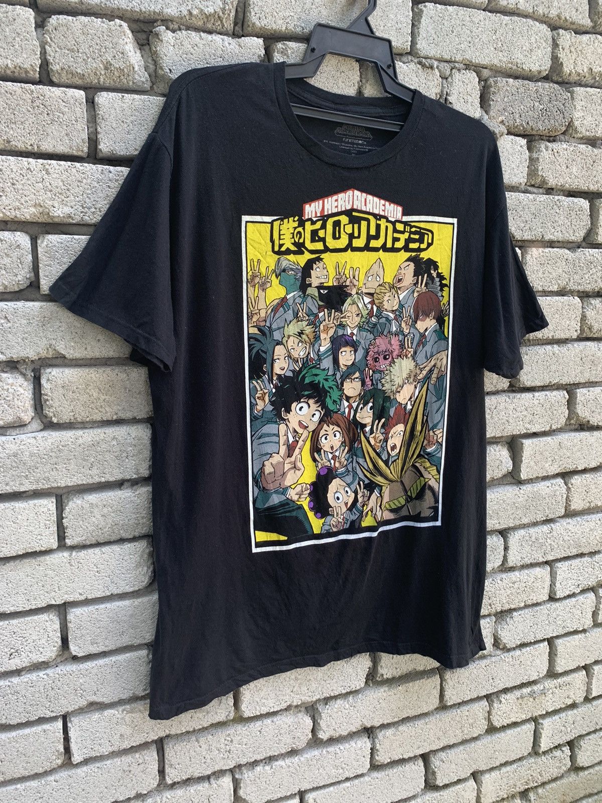 Anime × Cartoon Network × Japanese Brand My Hero Academia Japanese Anime T Shirt Size US XL / EU 56 / 4 - 3 Thumbnail