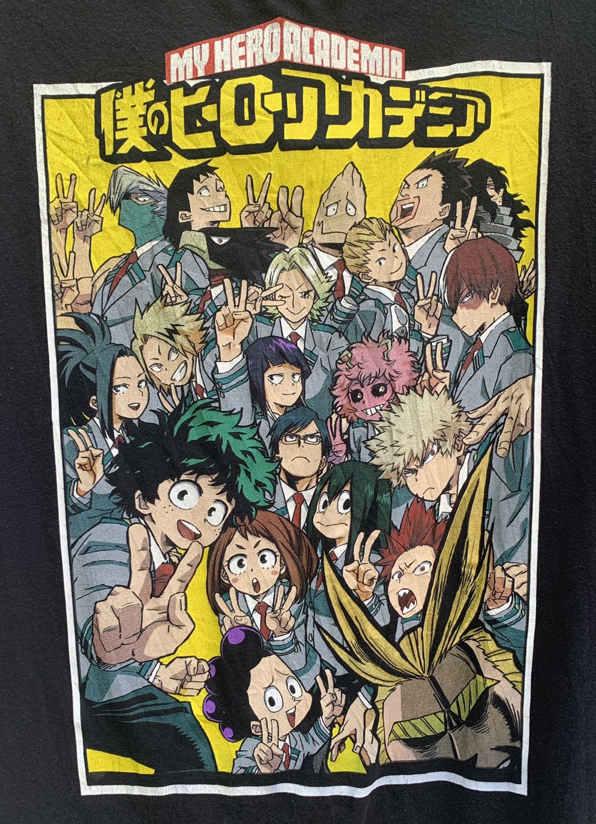 Anime × Cartoon Network × Japanese Brand My Hero Academia Japanese Anime T Shirt Size US XL / EU 56 / 4 - 7 Thumbnail
