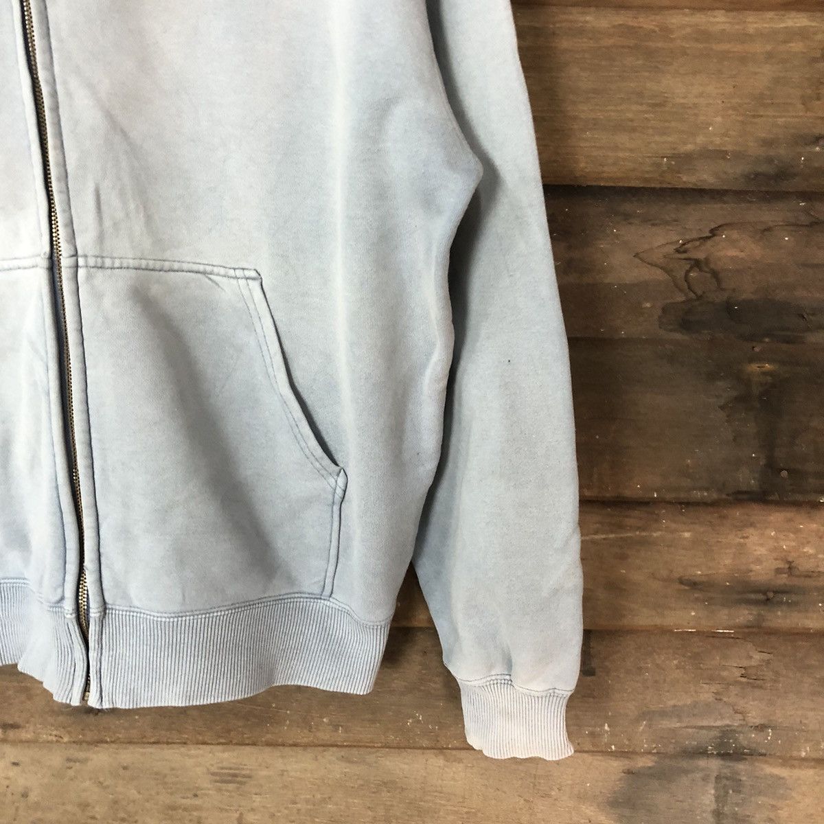 Japanese Brand Uniqlo vintage Faded Blue Hoodie sweatshirt #359B Size US L / EU 52-54 / 3 - 5 Thumbnail
