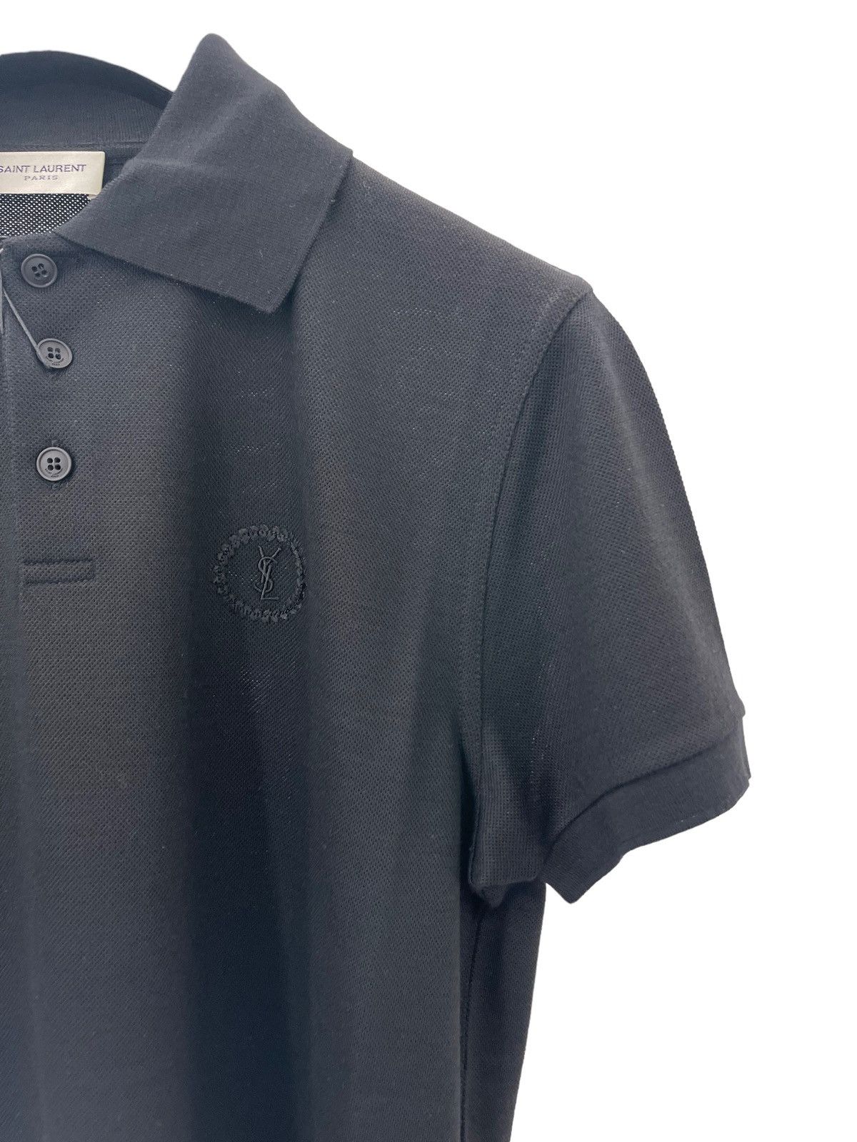 Saint Laurent Monogram Polo Shirt
