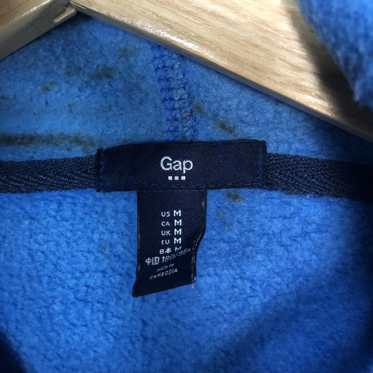 Gap Gap Blue Sweatshirt hoodie #354B Size US M / EU 48-50 / 2 - 8 Thumbnail