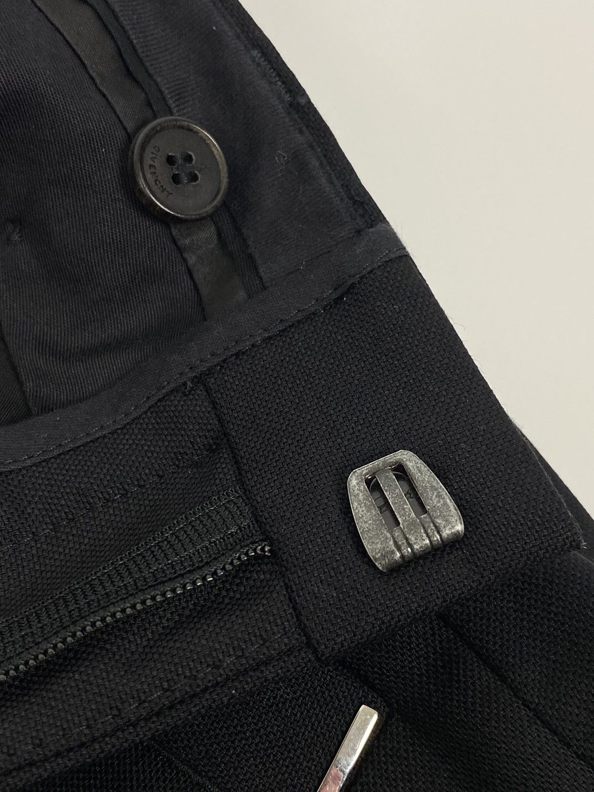 Givenchy Givenchy Paris Black Wool Straight Fit Women’s Pants Size 30" / US 8 / IT 44 - 11 Thumbnail