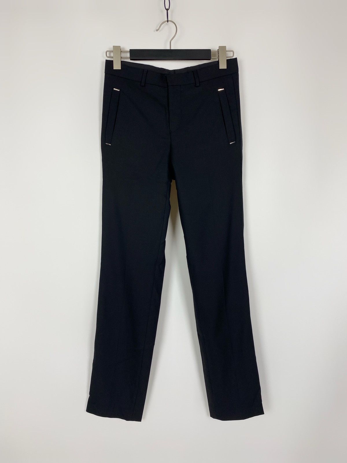 Givenchy Givenchy Paris Black Wool Straight Fit Women’s Pants Size 30" / US 8 / IT 44 - 1 Thumbnail