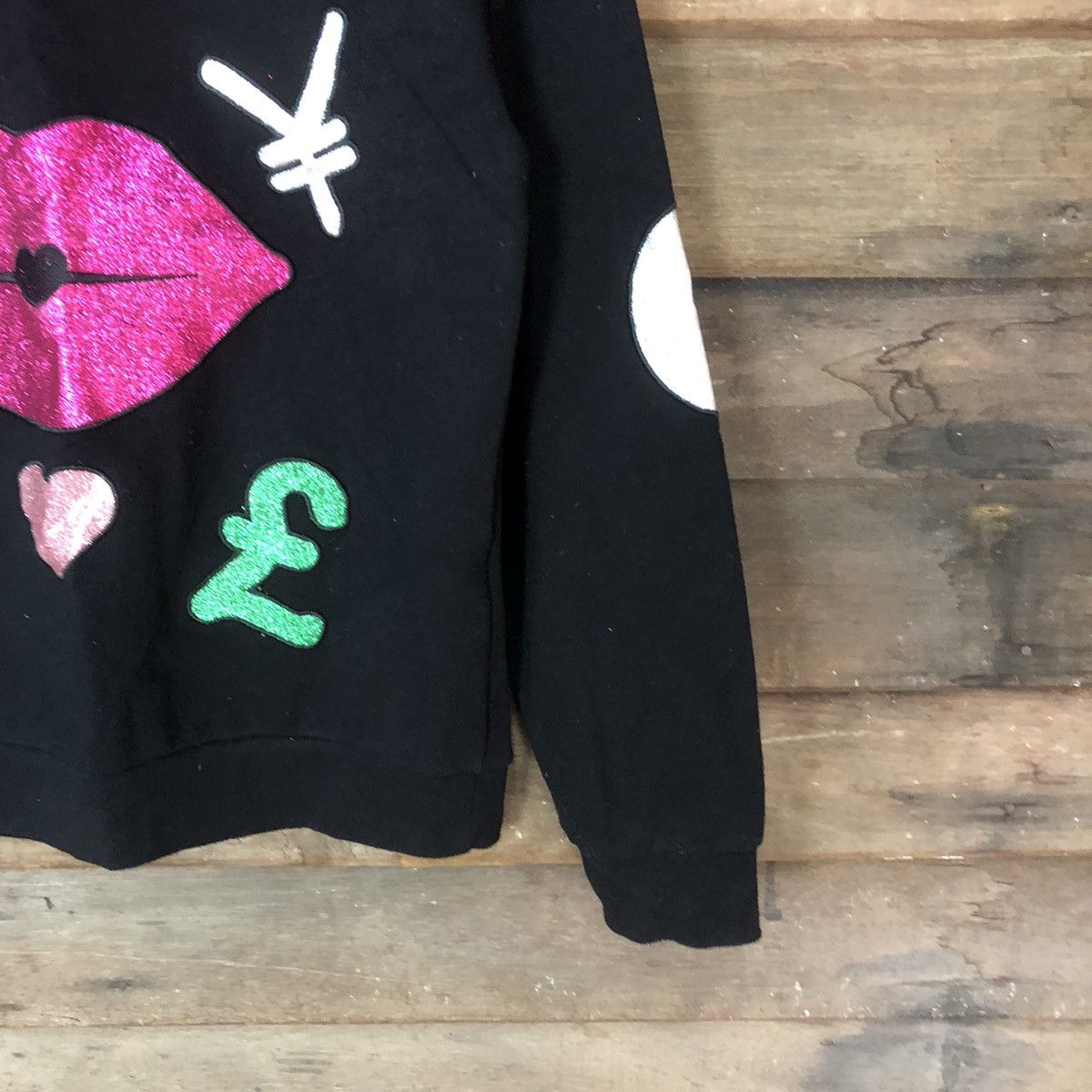 Forever 21 Forever 21 Babes Club Money Black Sweatshirt #352B Size M / US 6-8 / IT 42-44 - 5 Thumbnail