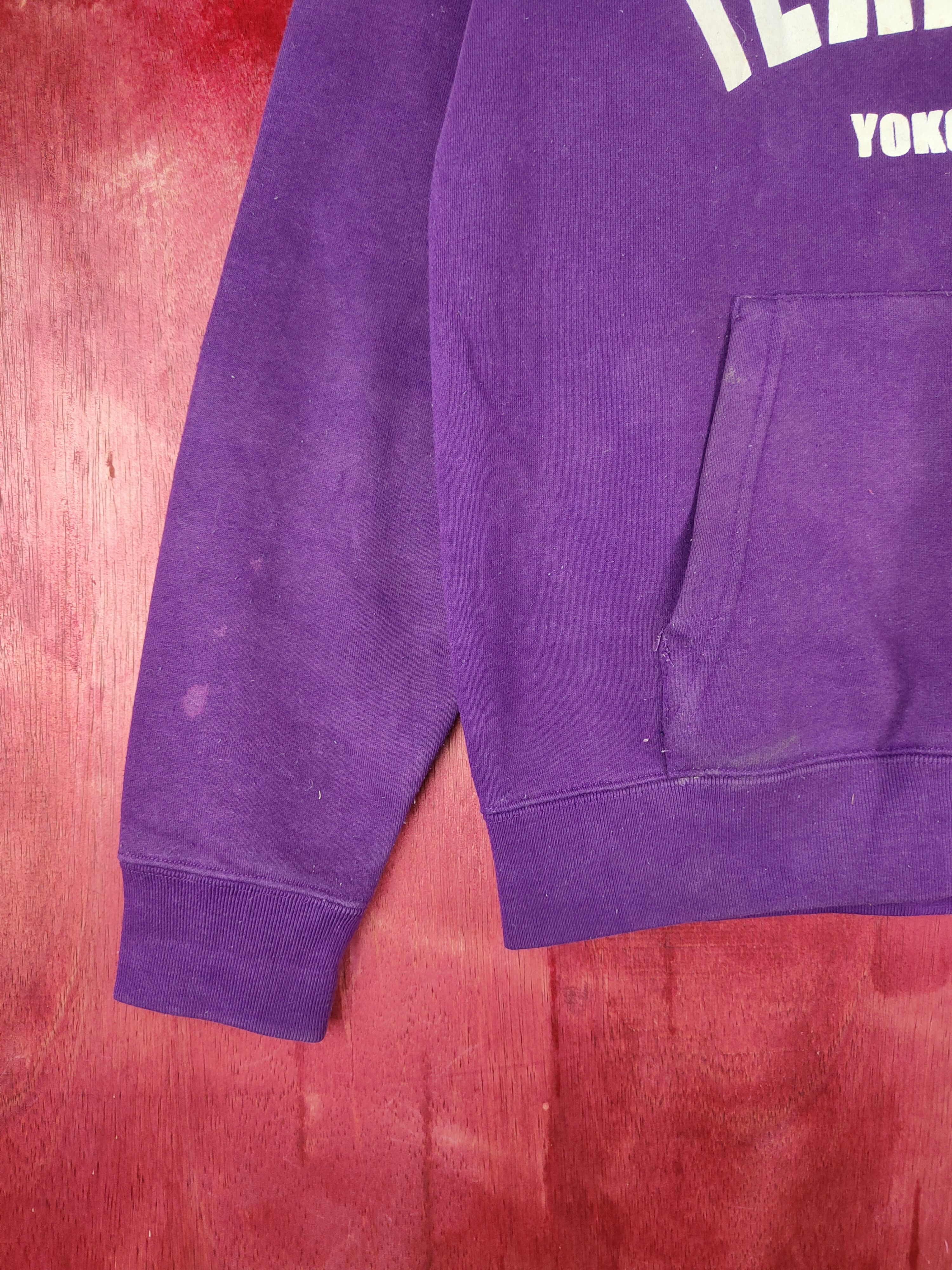 Japanese Brand United Athle Purple Flatback Hoodie Sweater #469B Size US S / EU 44-46 / 1 - 5 Thumbnail