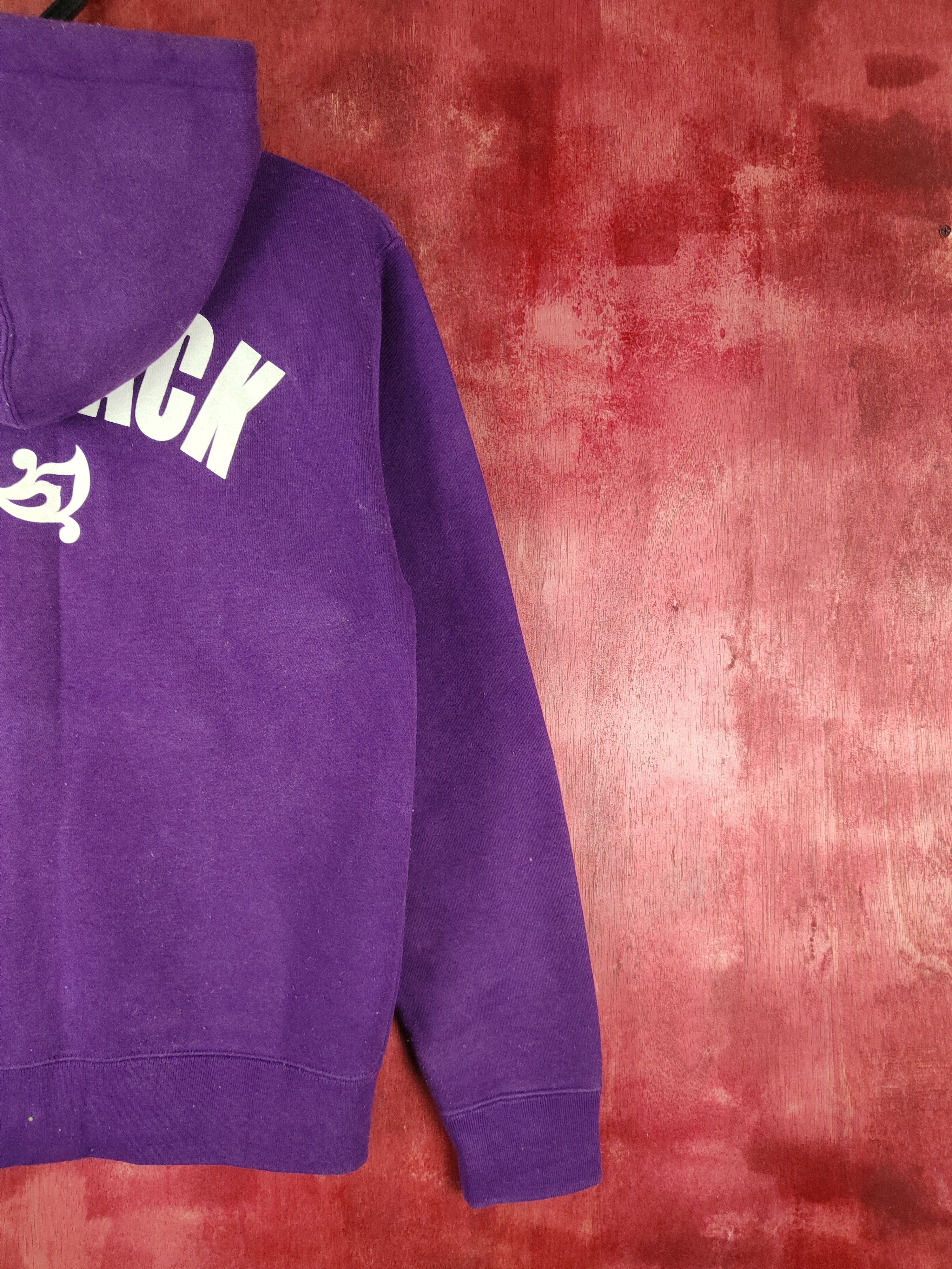 Japanese Brand United Athle Purple Flatback Hoodie Sweater #469B Size US S / EU 44-46 / 1 - 11 Thumbnail
