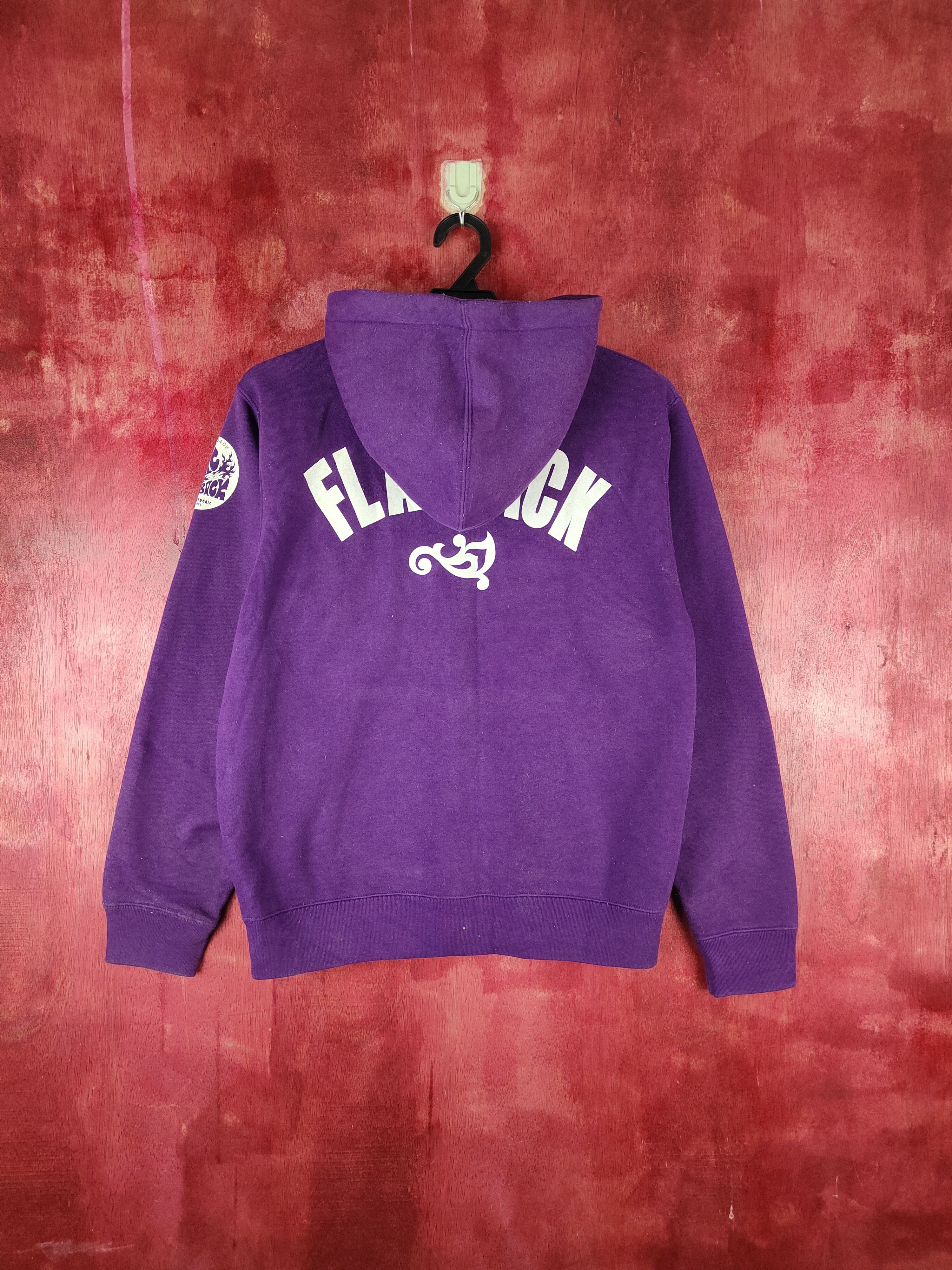 Japanese Brand United Athle Purple Flatback Hoodie Sweater #469B Size US S / EU 44-46 / 1 - 8 Thumbnail