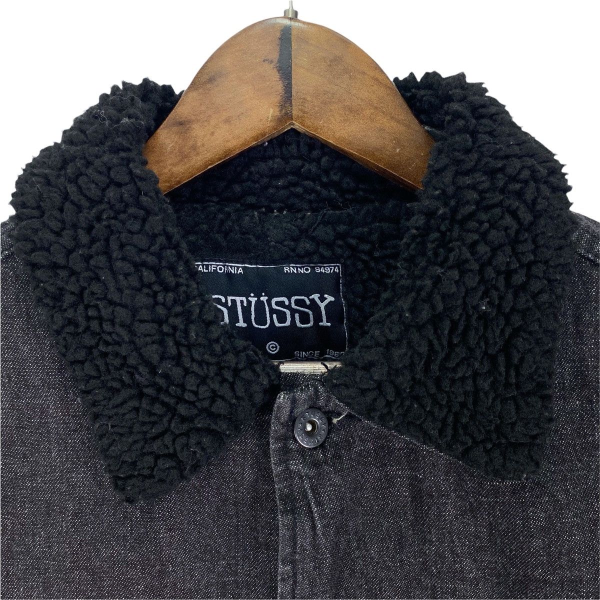 Edition Japan × Stussy Stussy Denim Sherpa Lined Chore Jacket Size US M / EU 48-50 / 2 - 9 Thumbnail