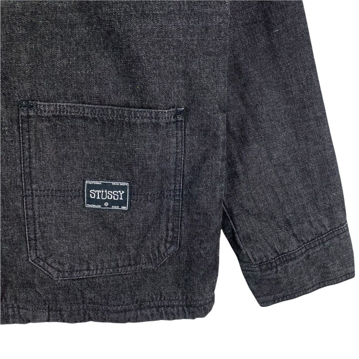 Edition Japan × Stussy Stussy Denim Sherpa Lined Chore Jacket Size US M / EU 48-50 / 2 - 10 Thumbnail