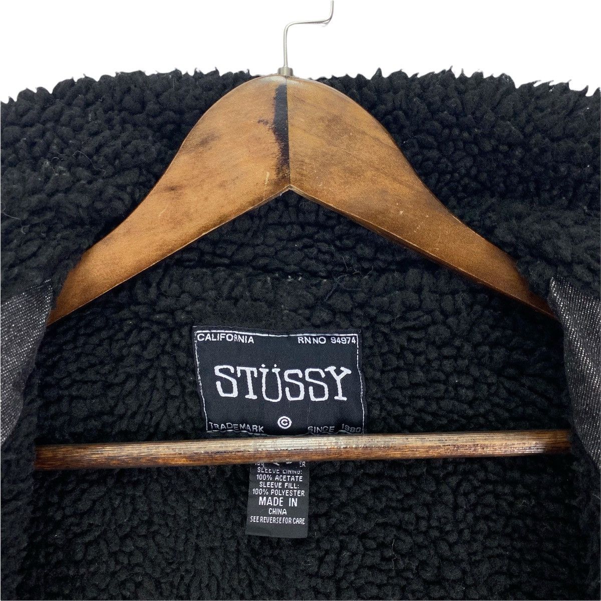 Edition Japan × Stussy Stussy Denim Sherpa Lined Chore Jacket Size US M / EU 48-50 / 2 - 13 Thumbnail