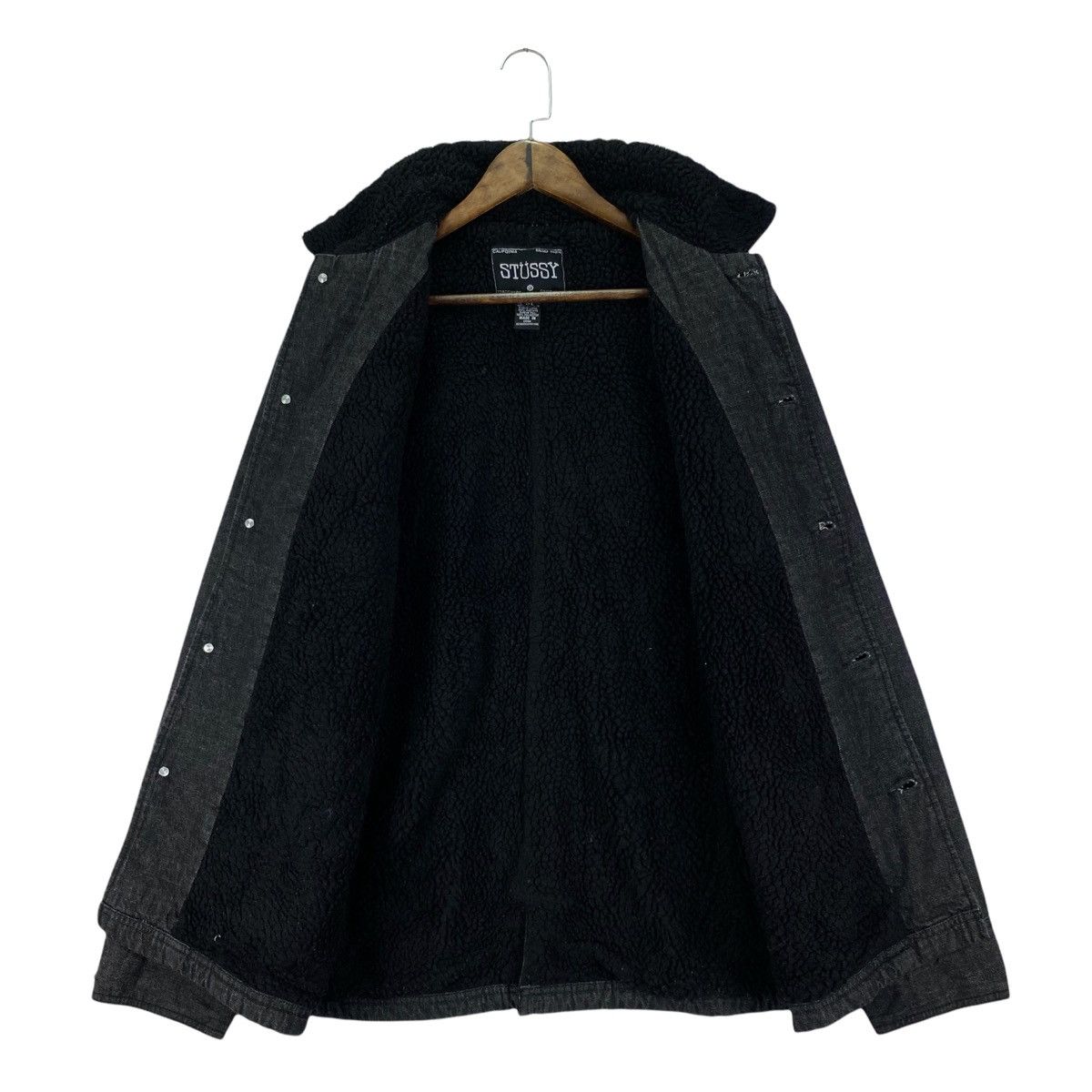 Edition Japan × Stussy Stussy Denim Sherpa Lined Chore Jacket Size US M / EU 48-50 / 2 - 3 Thumbnail