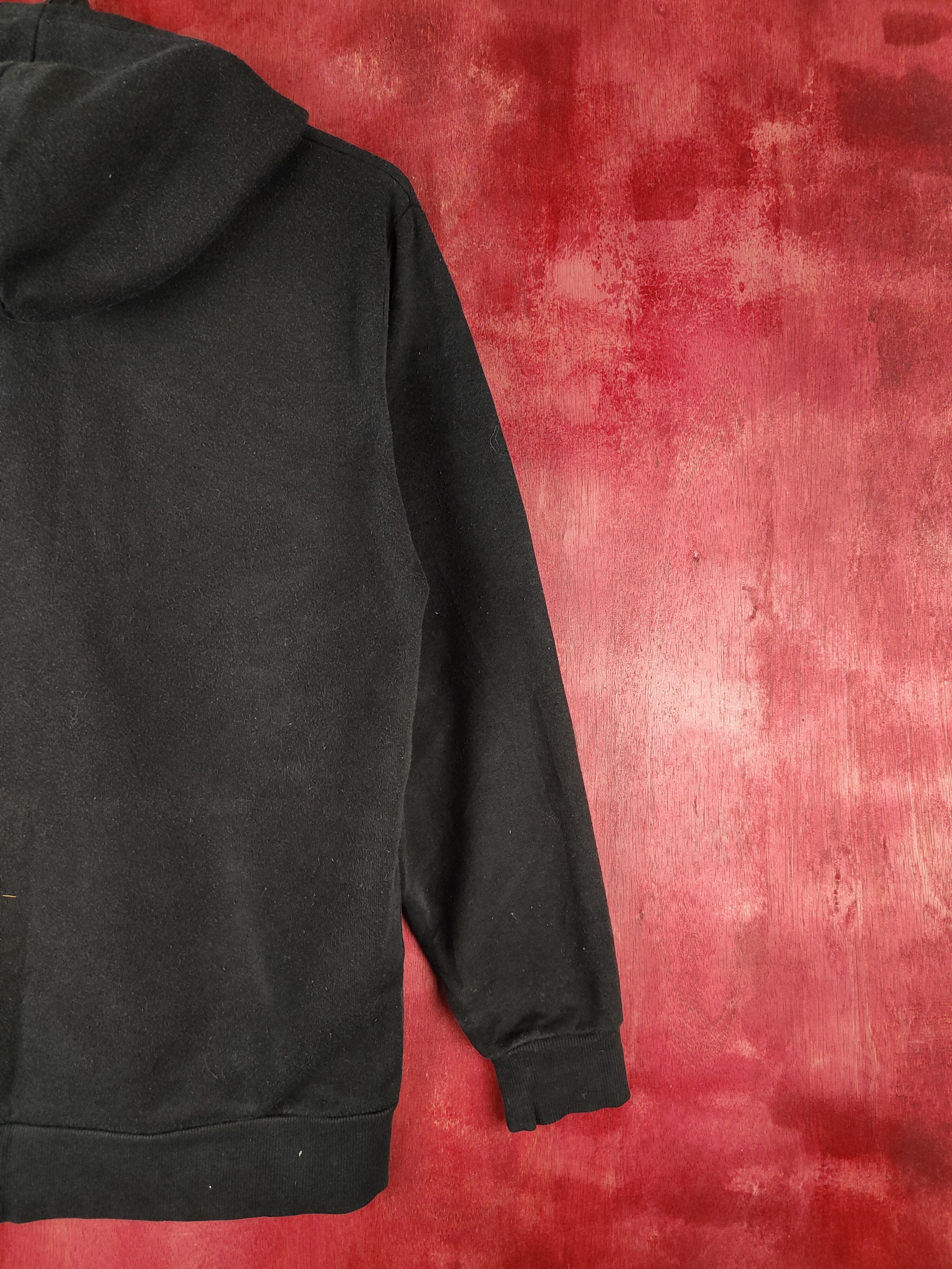 Converse Converse vintage shoes Black Hoodie Sweatshirt #468B Size M / US 6-8 / IT 42-44 - 11 Thumbnail