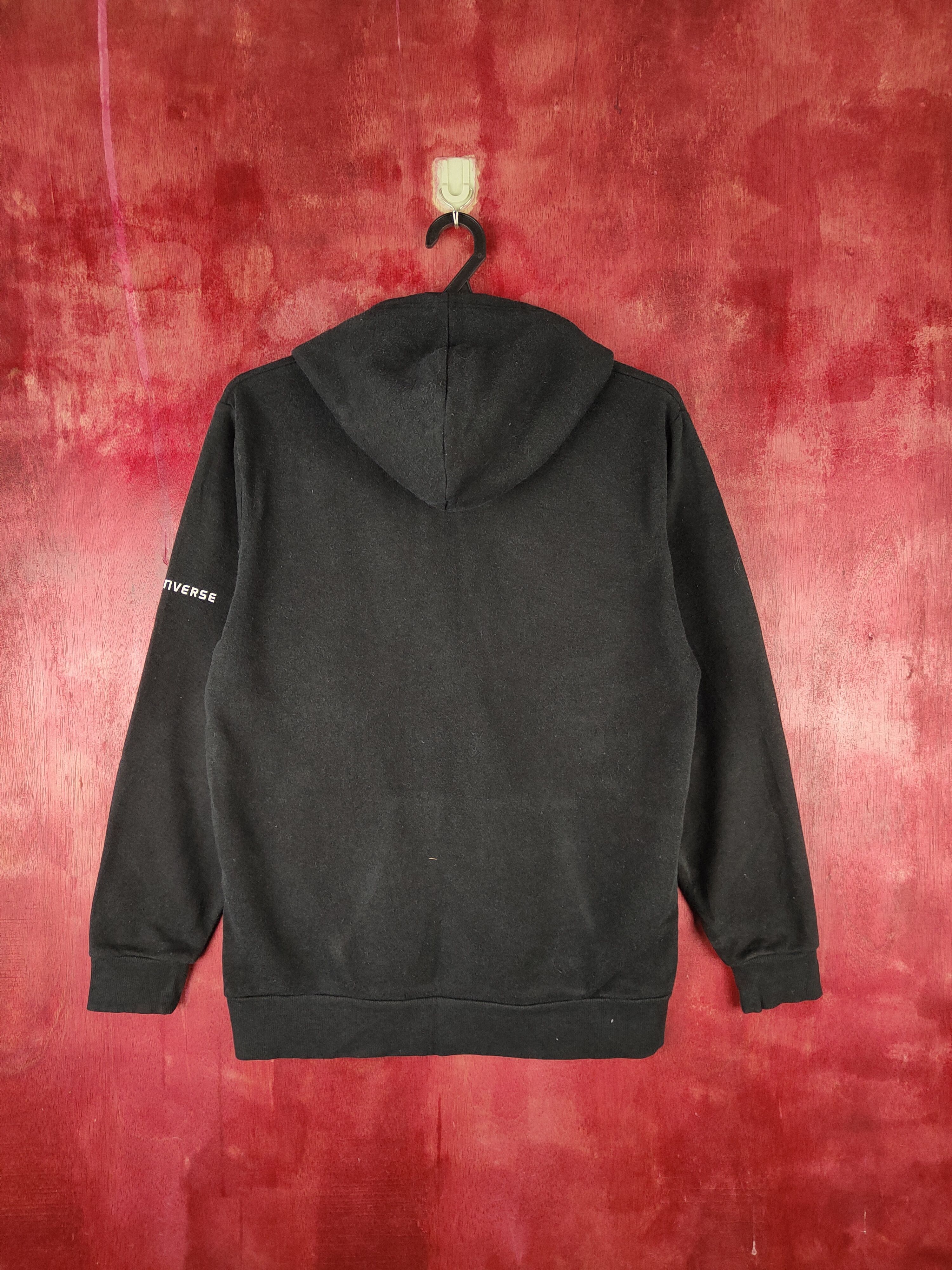 Converse Converse vintage shoes Black Hoodie Sweatshirt #468B Size M / US 6-8 / IT 42-44 - 9 Thumbnail