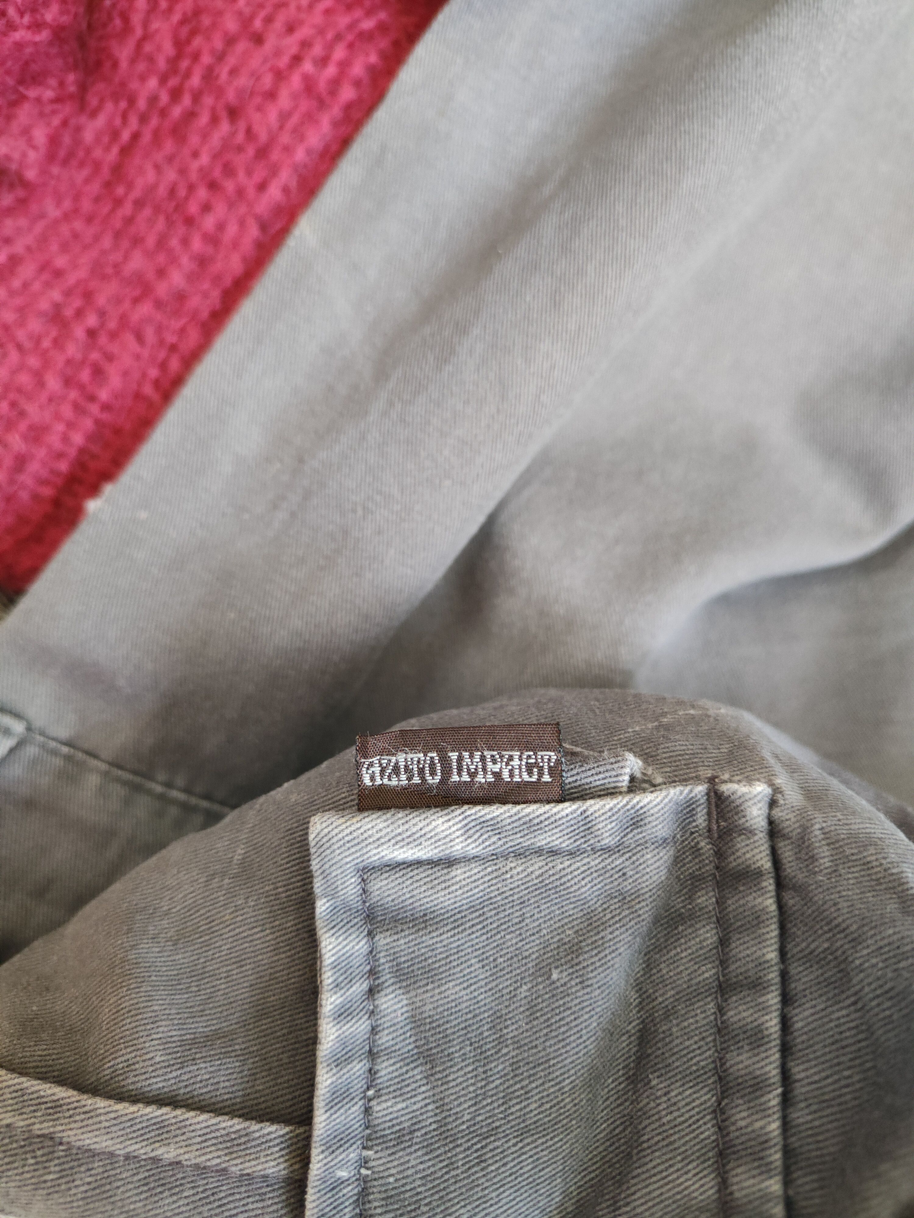 Japanese Brand × Vintage Azito Impact Gray Multi Pocket Tactical Cargo Pants #S635 Size US 34 / EU 50 - 15 Thumbnail