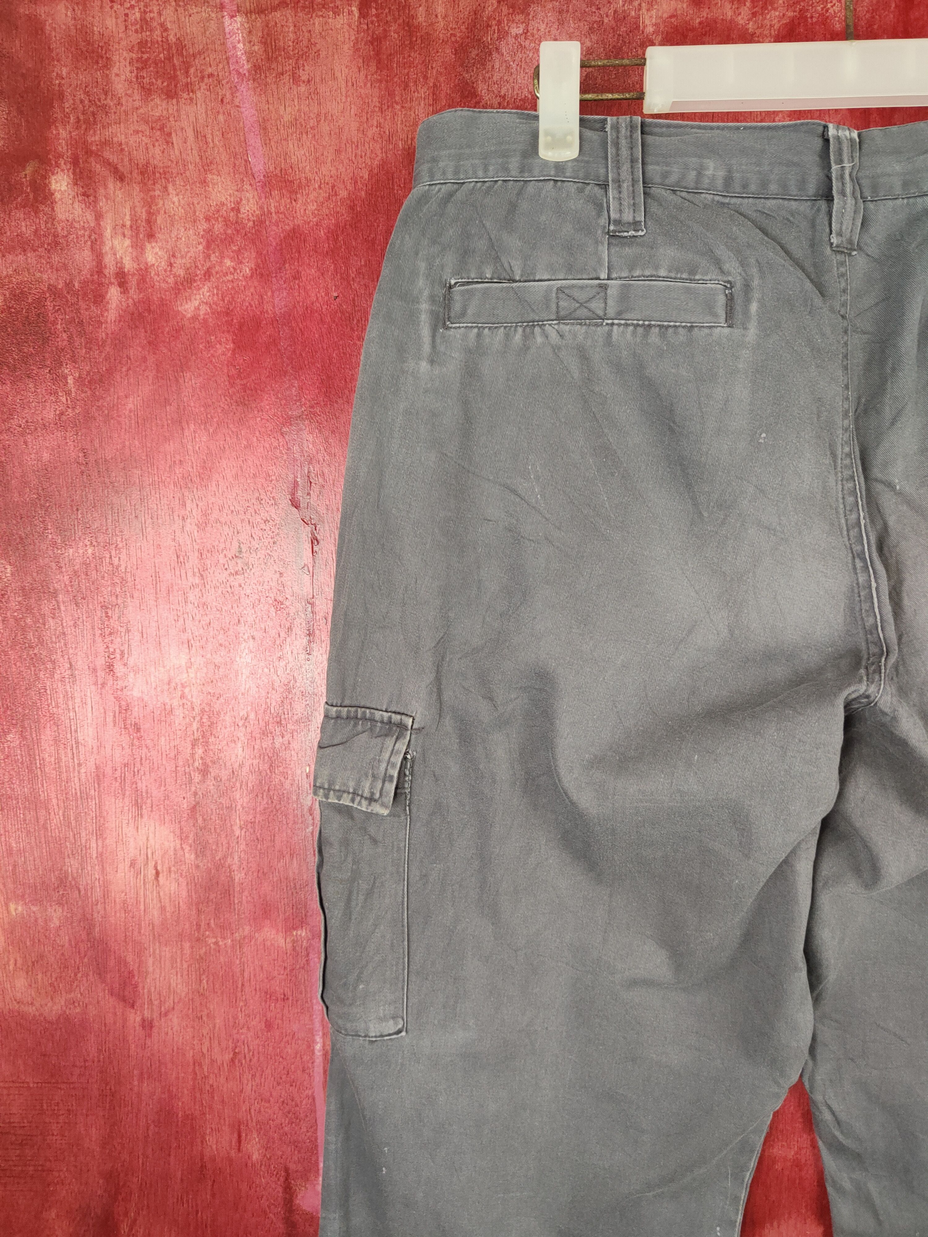 Japanese Brand × Vintage Azito Impact Gray Multi Pocket Tactical Cargo Pants #S635 Size US 34 / EU 50 - 9 Thumbnail