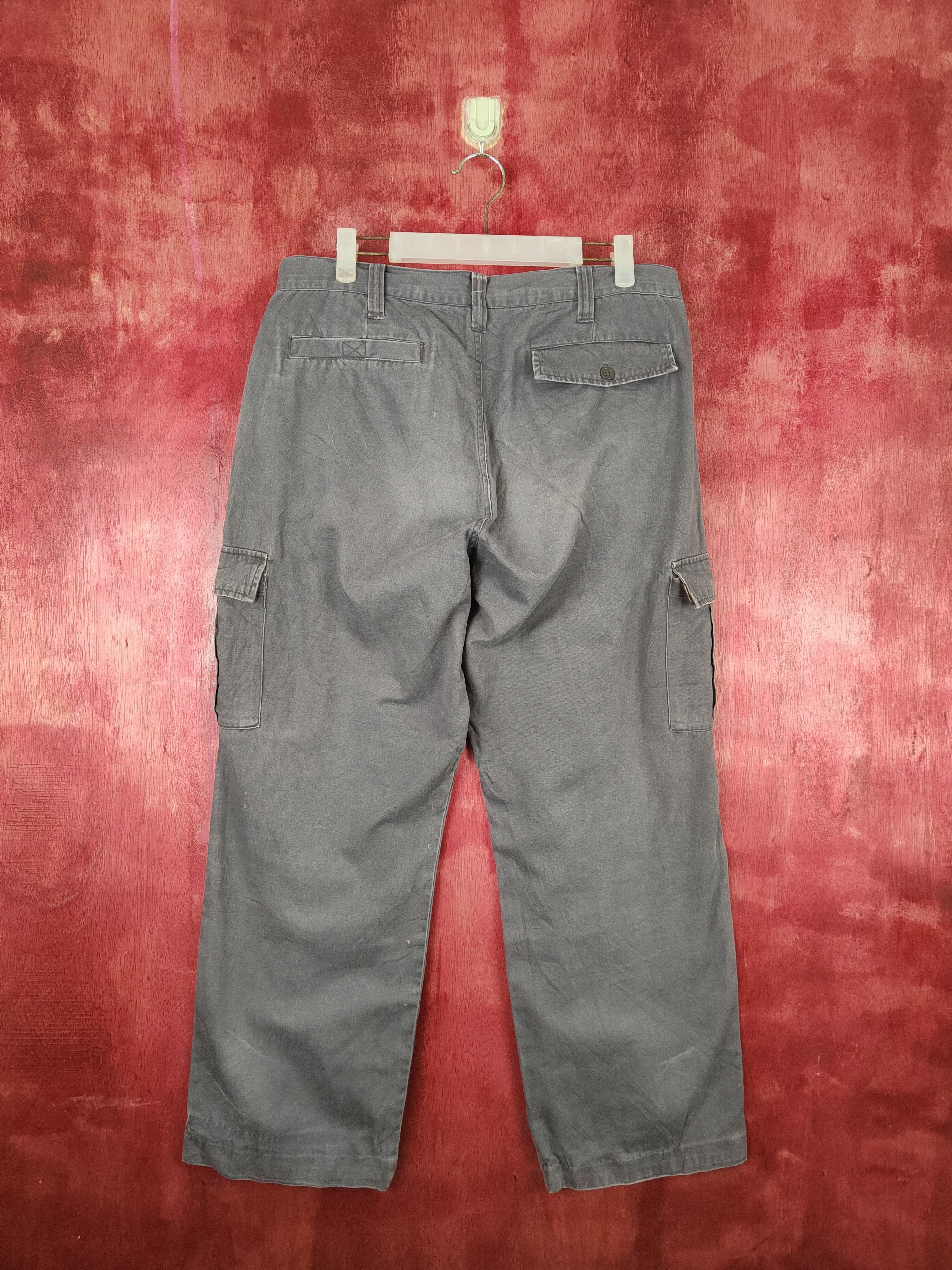 Japanese Brand × Vintage Azito Impact Gray Multi Pocket Tactical Cargo Pants #S635 Size US 34 / EU 50 - 8 Thumbnail