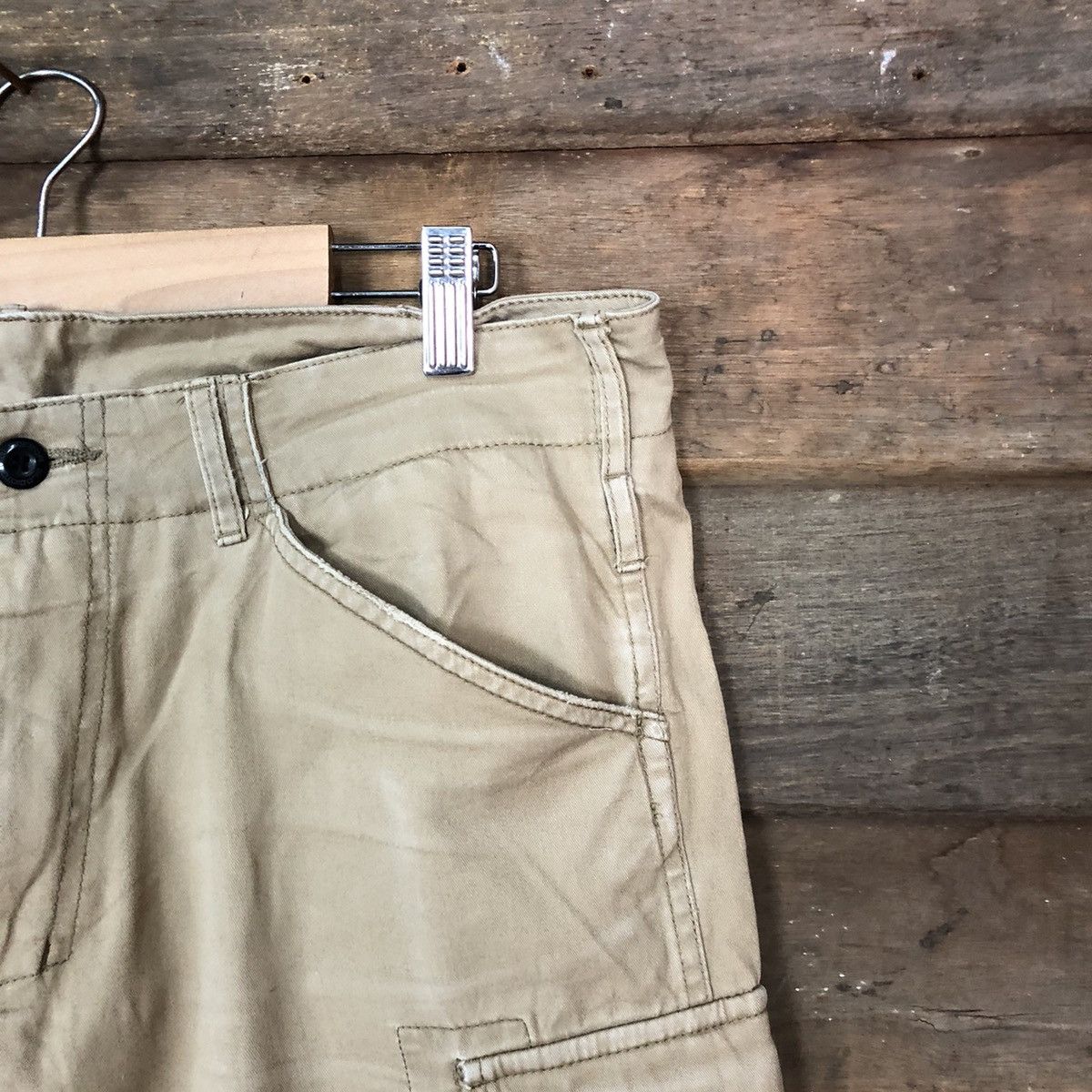 Japanese Brand Gladiator Brown utility tactical Cargo Pants #7096 Size US 32 / EU 48 - 5 Thumbnail