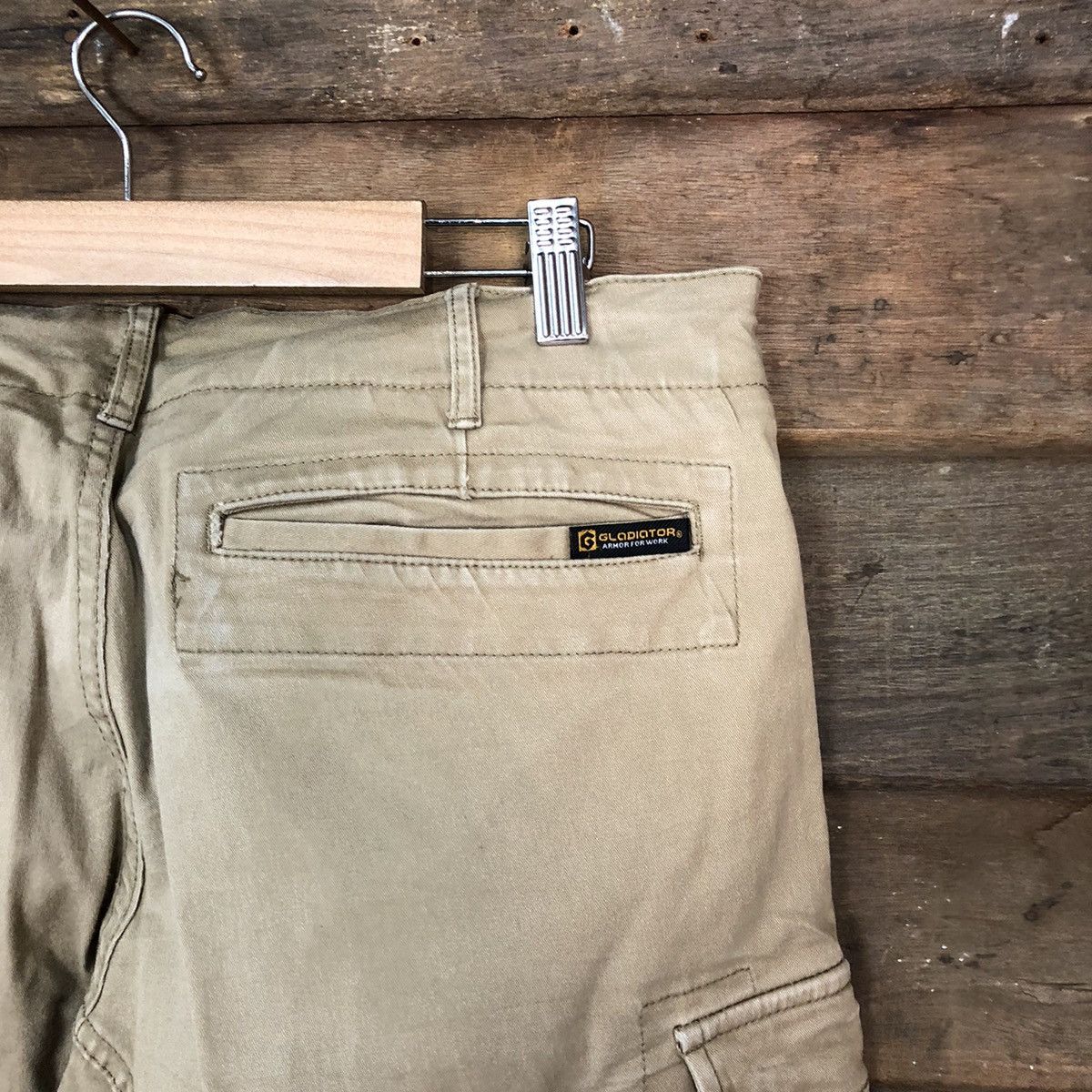Japanese Brand Gladiator Brown utility tactical Cargo Pants #7096 Size US 32 / EU 48 - 14 Thumbnail