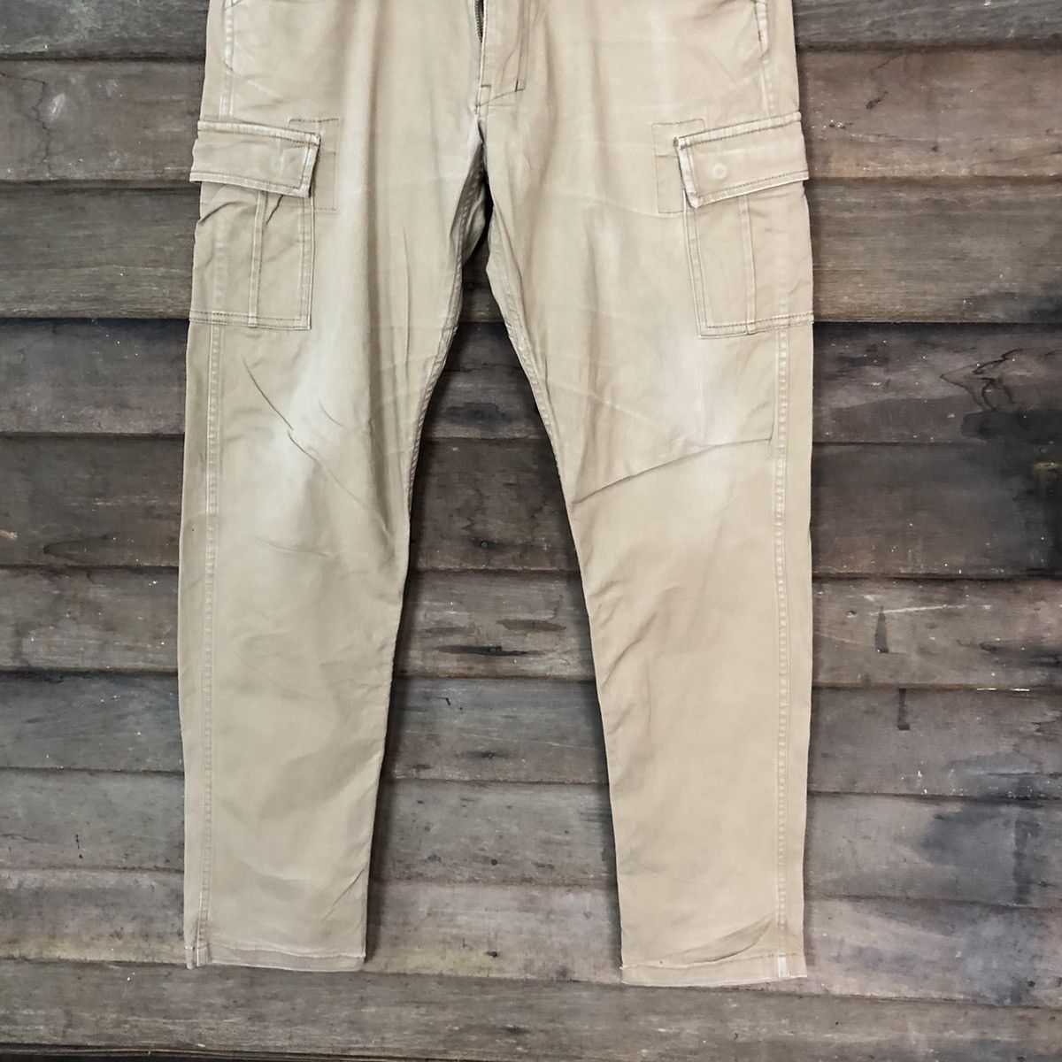 Japanese Brand Gladiator Brown utility tactical Cargo Pants #7096 Size US 32 / EU 48 - 3 Thumbnail