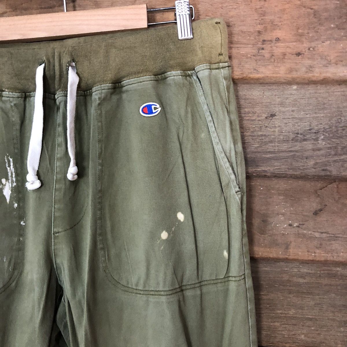 Champion Champion Green faded Joggers Pants #7095 Size US 28 / EU 44 - 5 Thumbnail