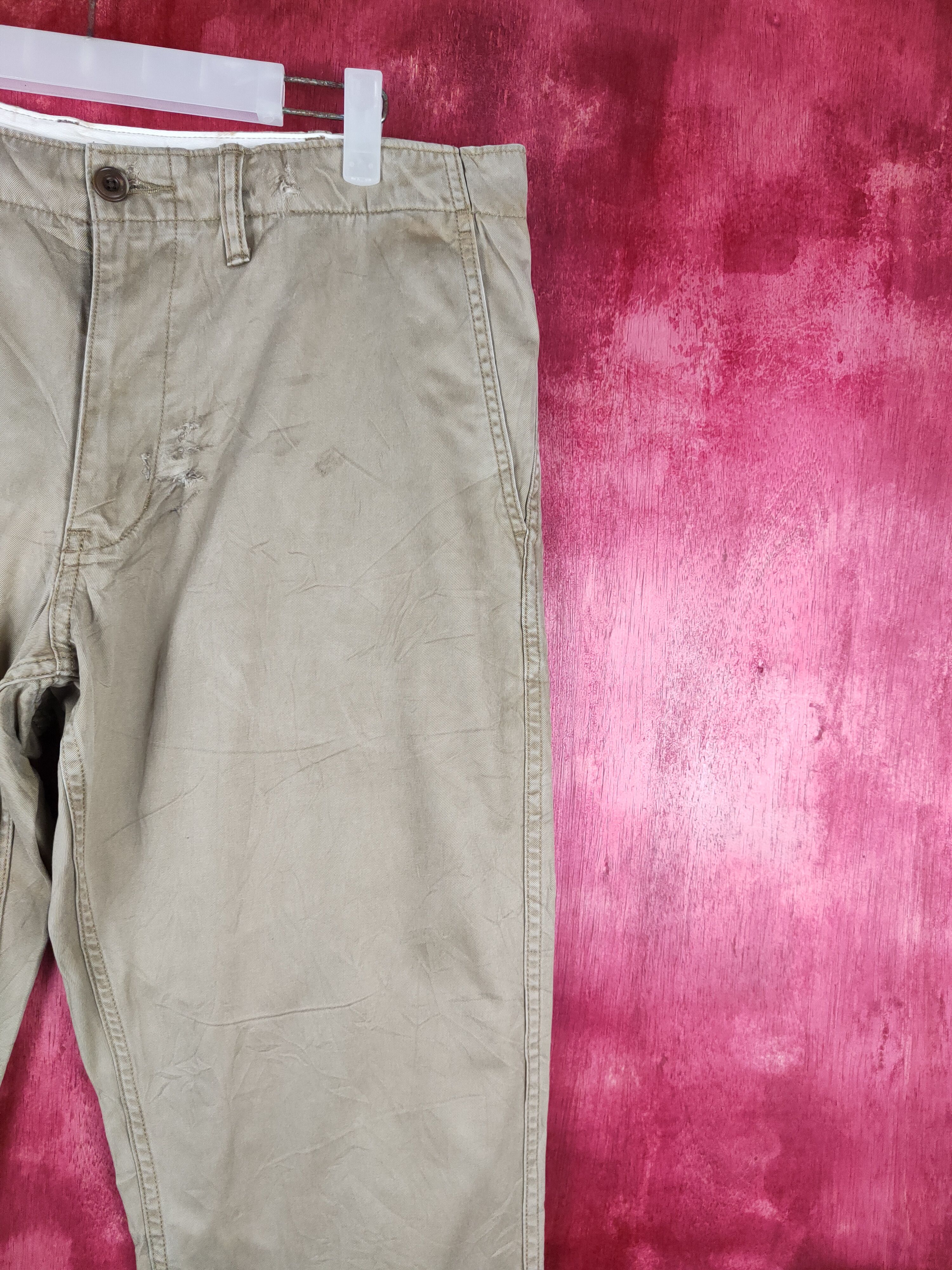 Japanese Brand Uniqlo Brown Casual Pants #S612 Size US 34 / EU 50 - 6 Thumbnail