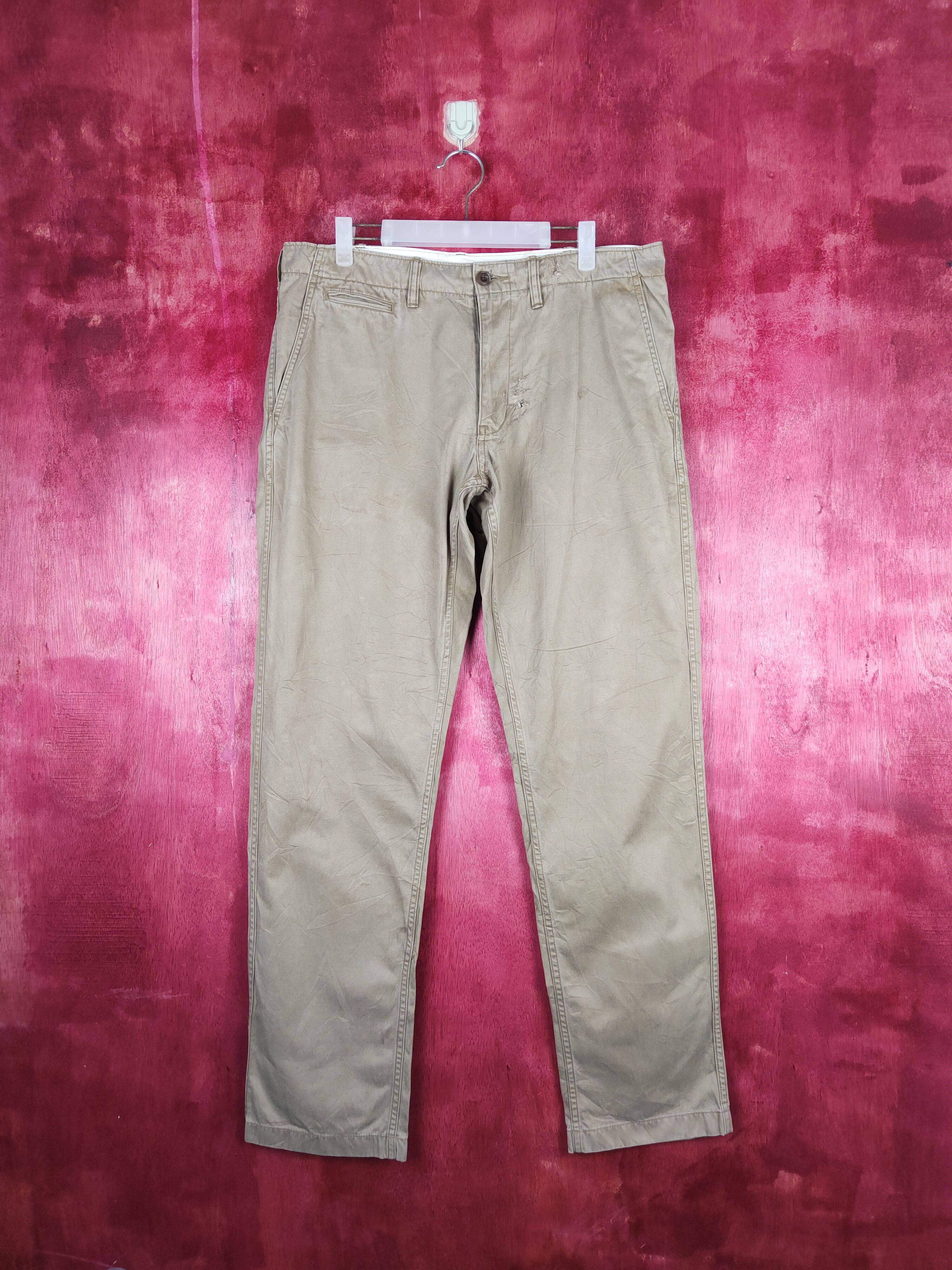 Japanese Brand Uniqlo Brown Casual Pants #S612 Size US 34 / EU 50 - 1 Thumbnail